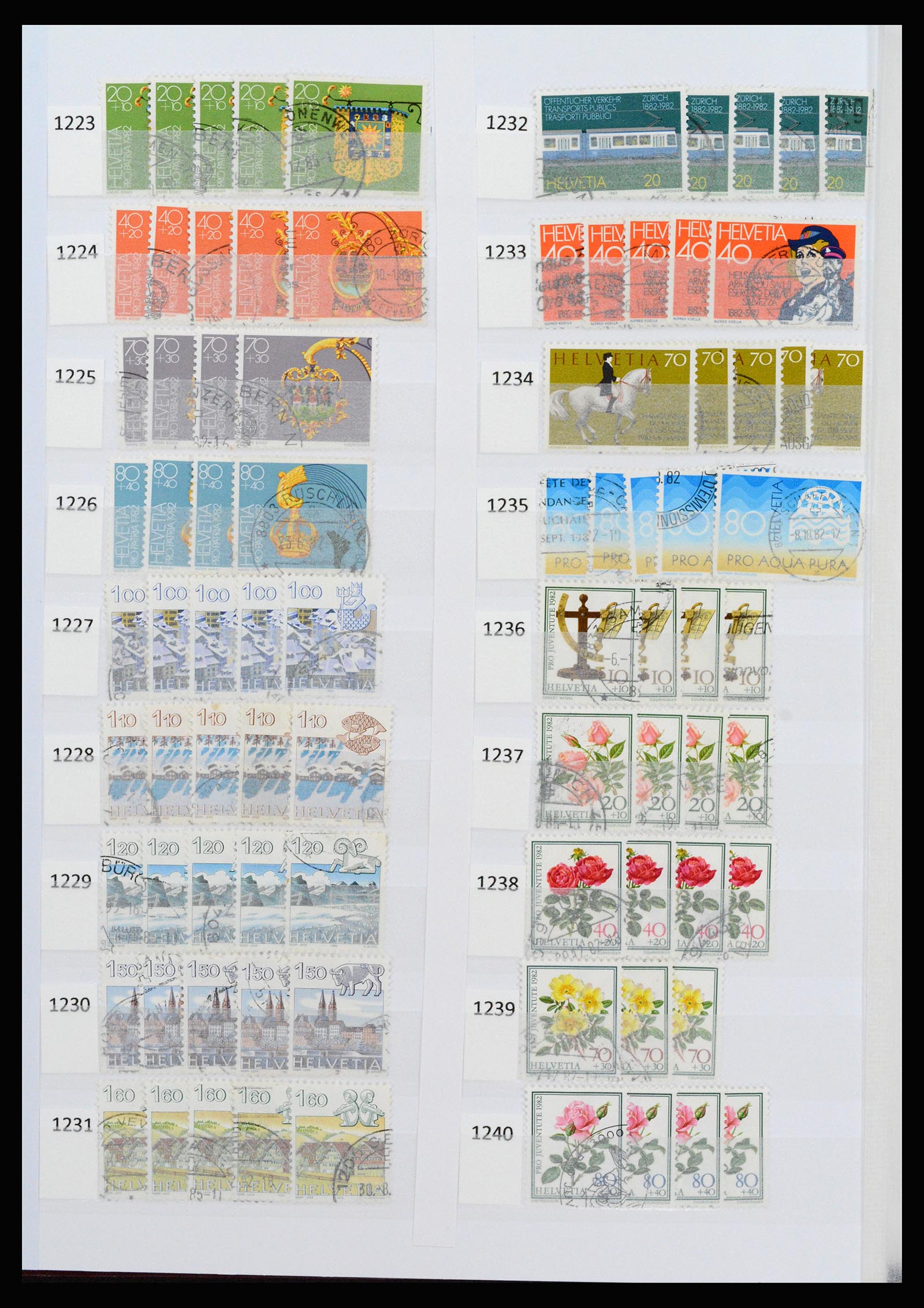 37252 069 - Postzegelverzameling 37252 Zwitserland 1900-2011.