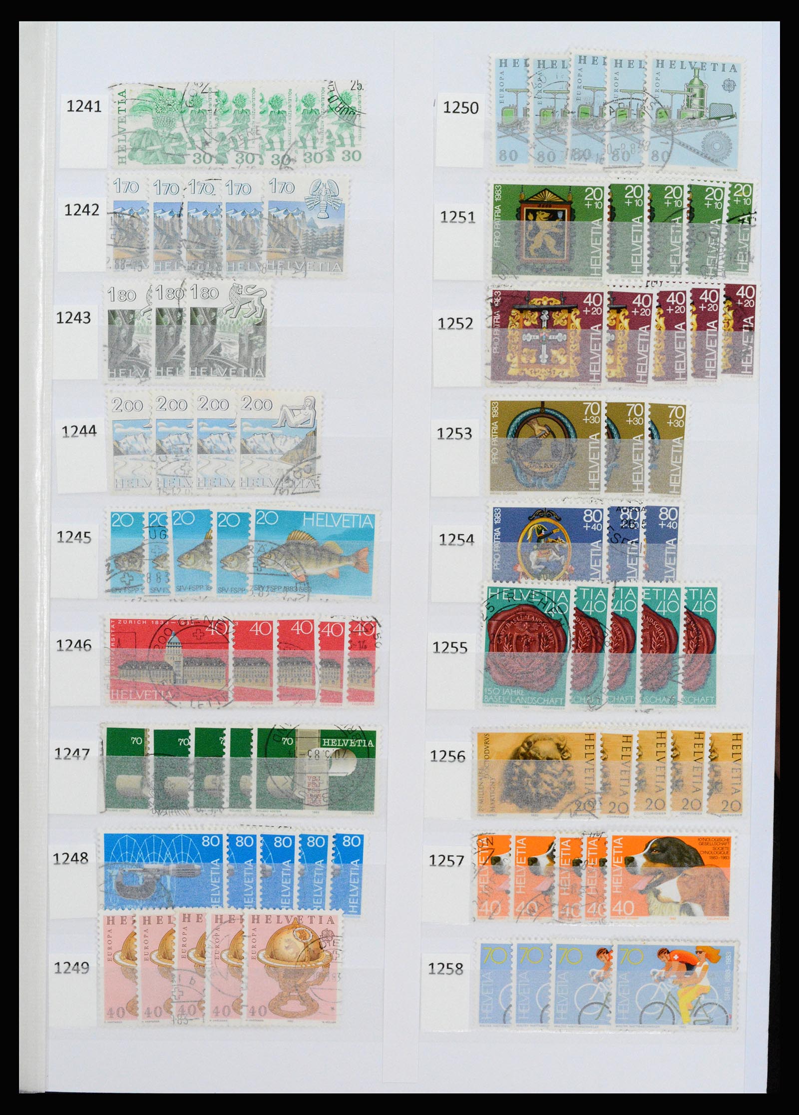 37252 070 - Postzegelverzameling 37252 Zwitserland 1900-2011.