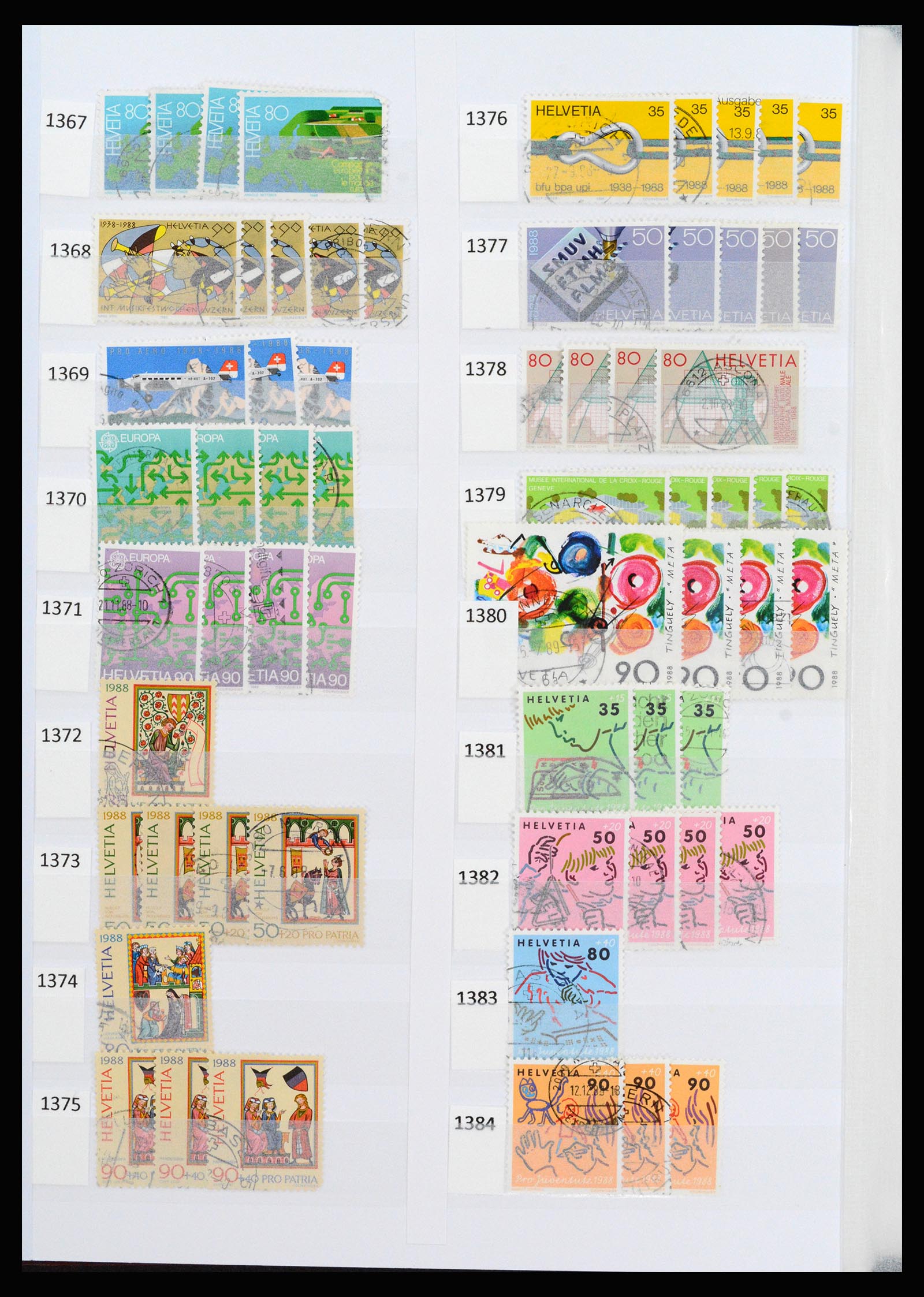 37252 077 - Postzegelverzameling 37252 Zwitserland 1900-2011.
