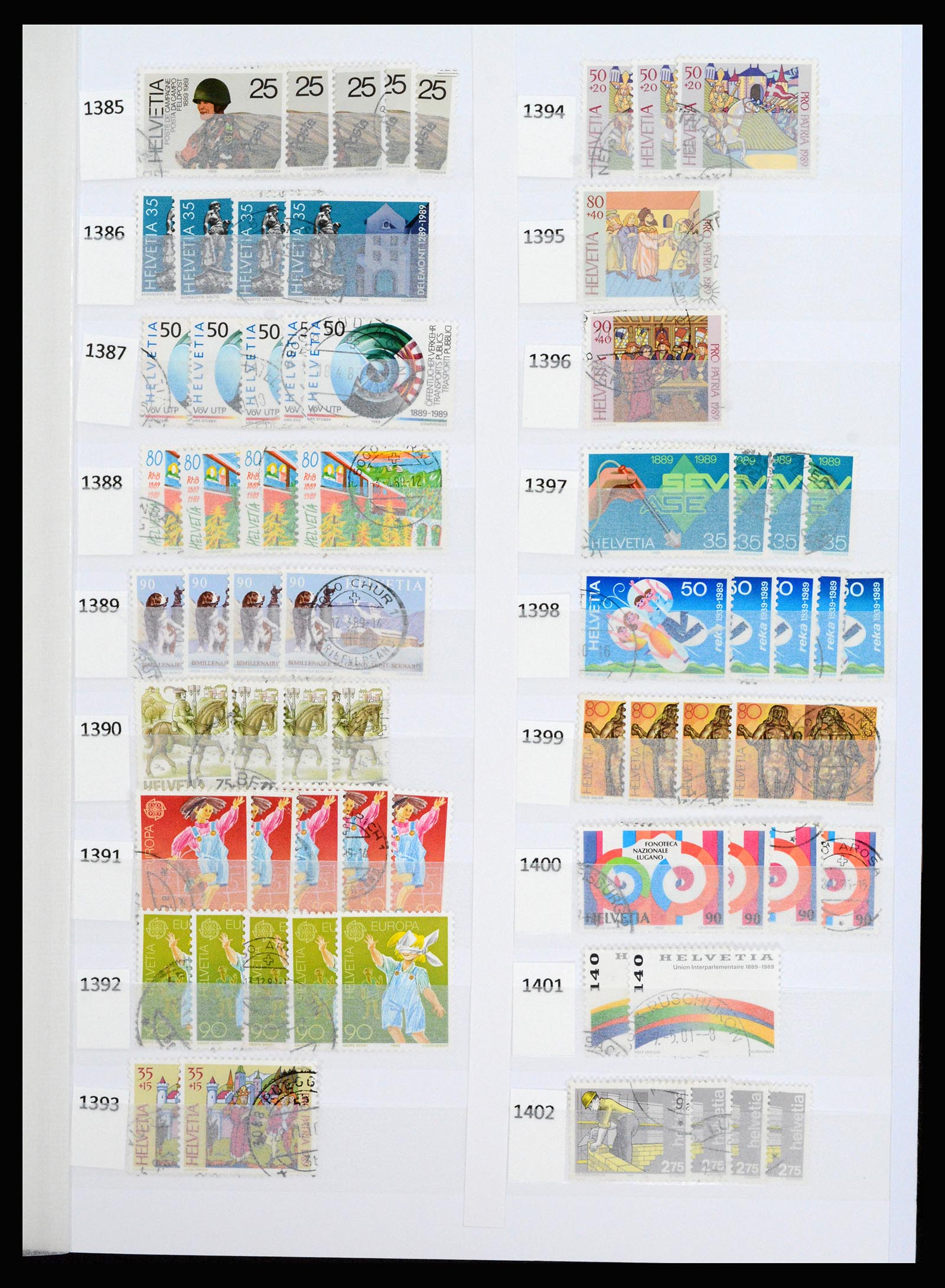 37252 078 - Postzegelverzameling 37252 Zwitserland 1900-2011.