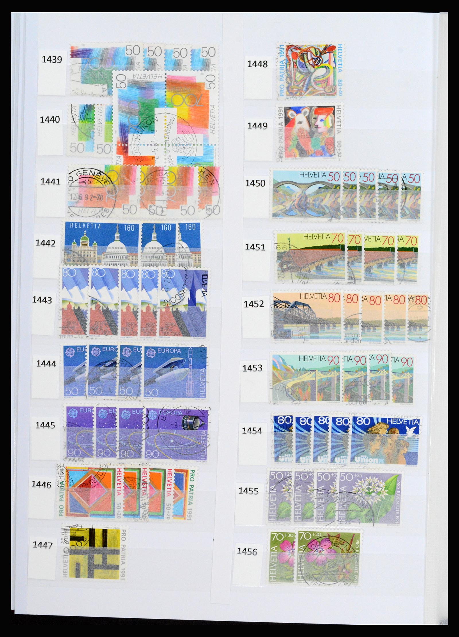 37252 081 - Postzegelverzameling 37252 Zwitserland 1900-2011.