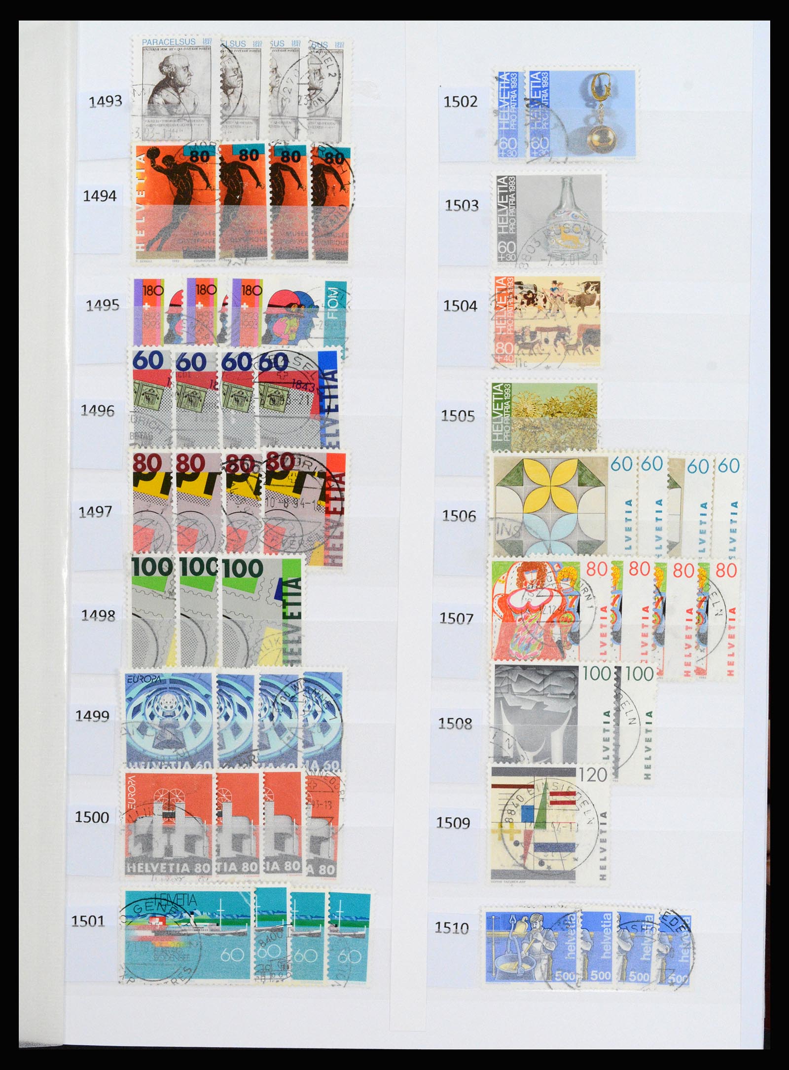 37252 084 - Postzegelverzameling 37252 Zwitserland 1900-2011.