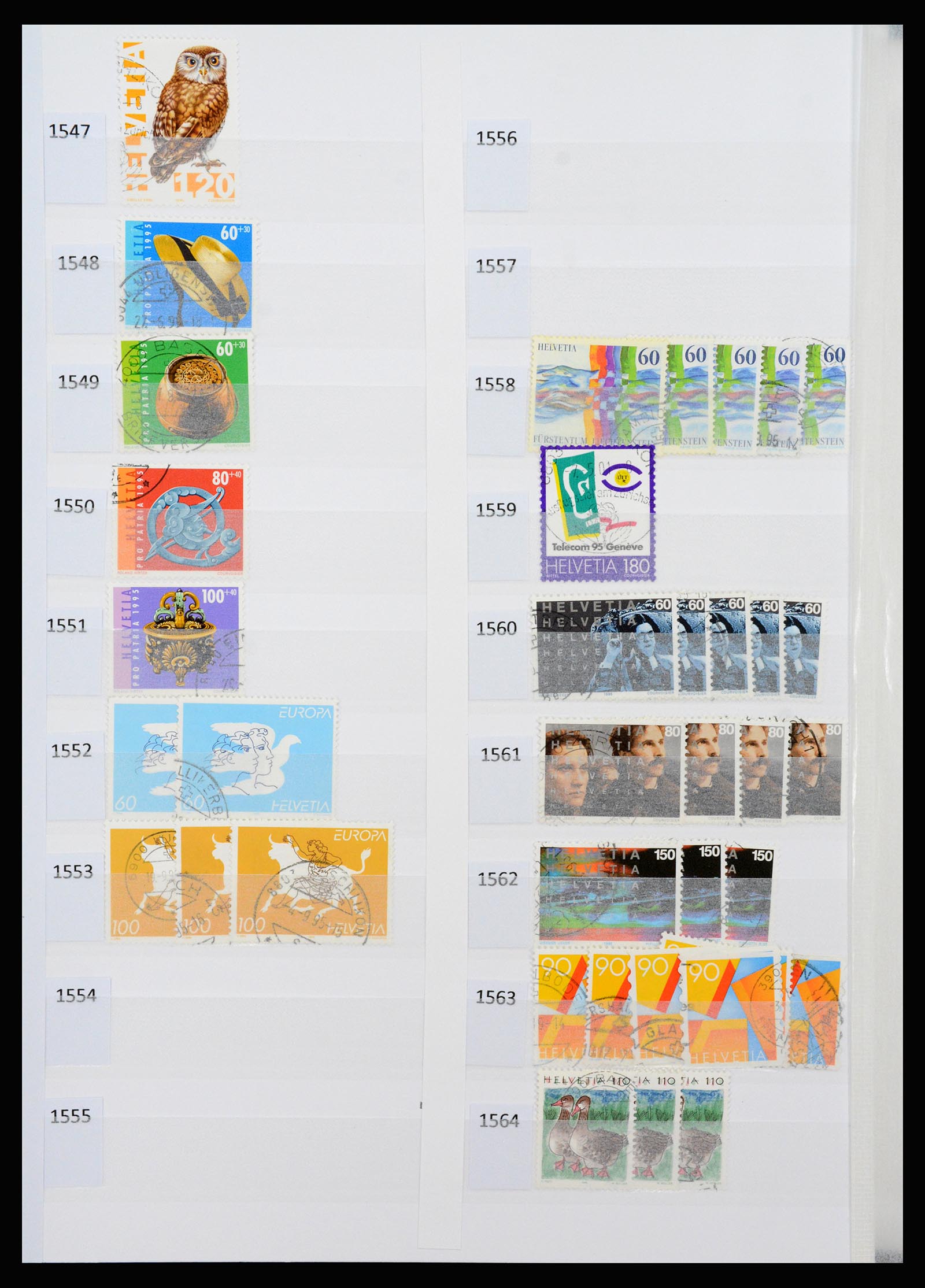 37252 087 - Postzegelverzameling 37252 Zwitserland 1900-2011.
