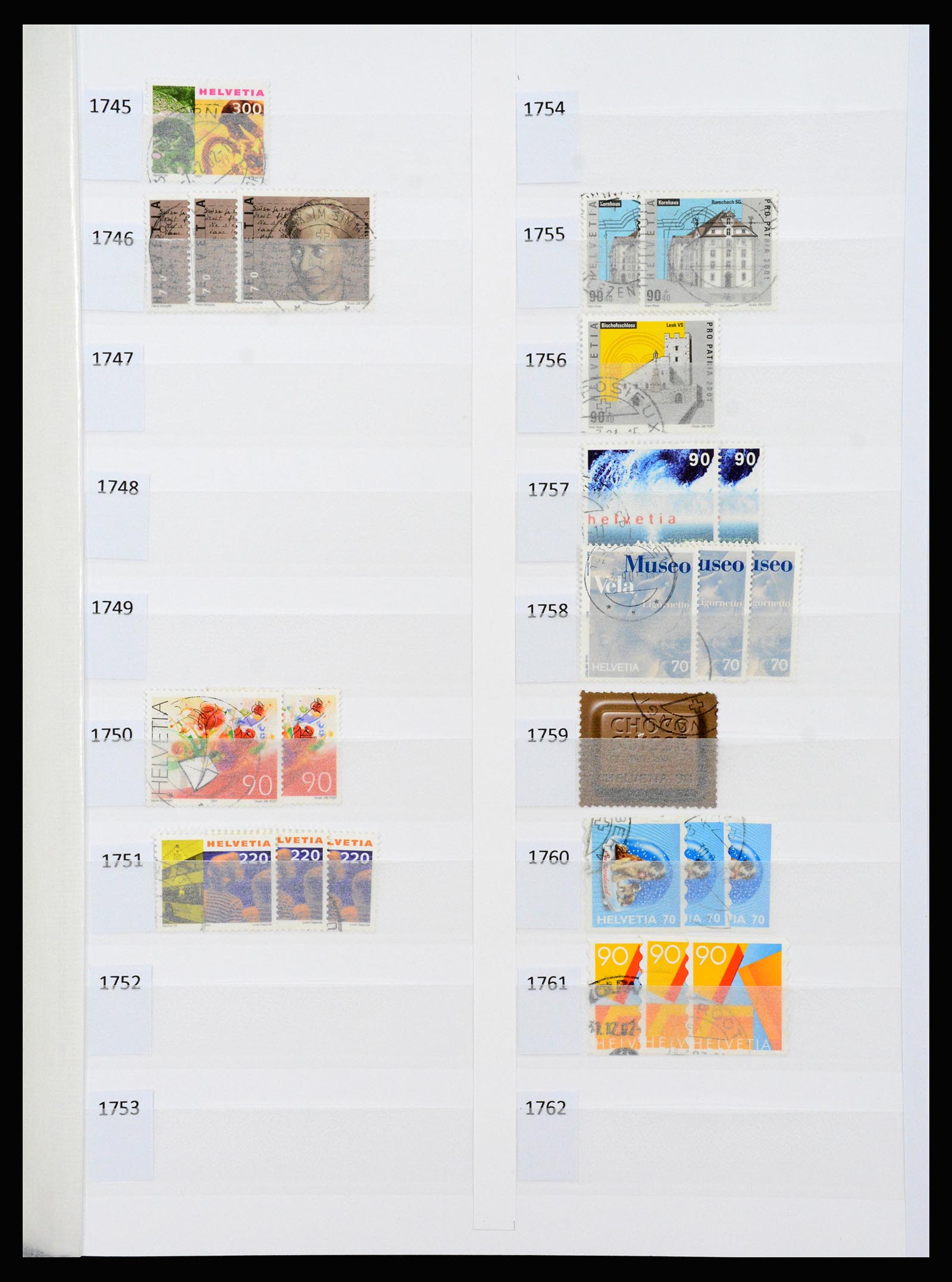 37252 098 - Postzegelverzameling 37252 Zwitserland 1900-2011.