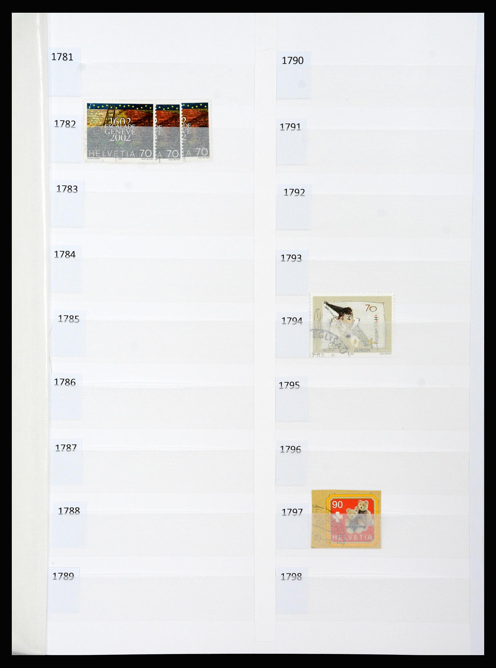 37252 100 - Postzegelverzameling 37252 Zwitserland 1900-2011.