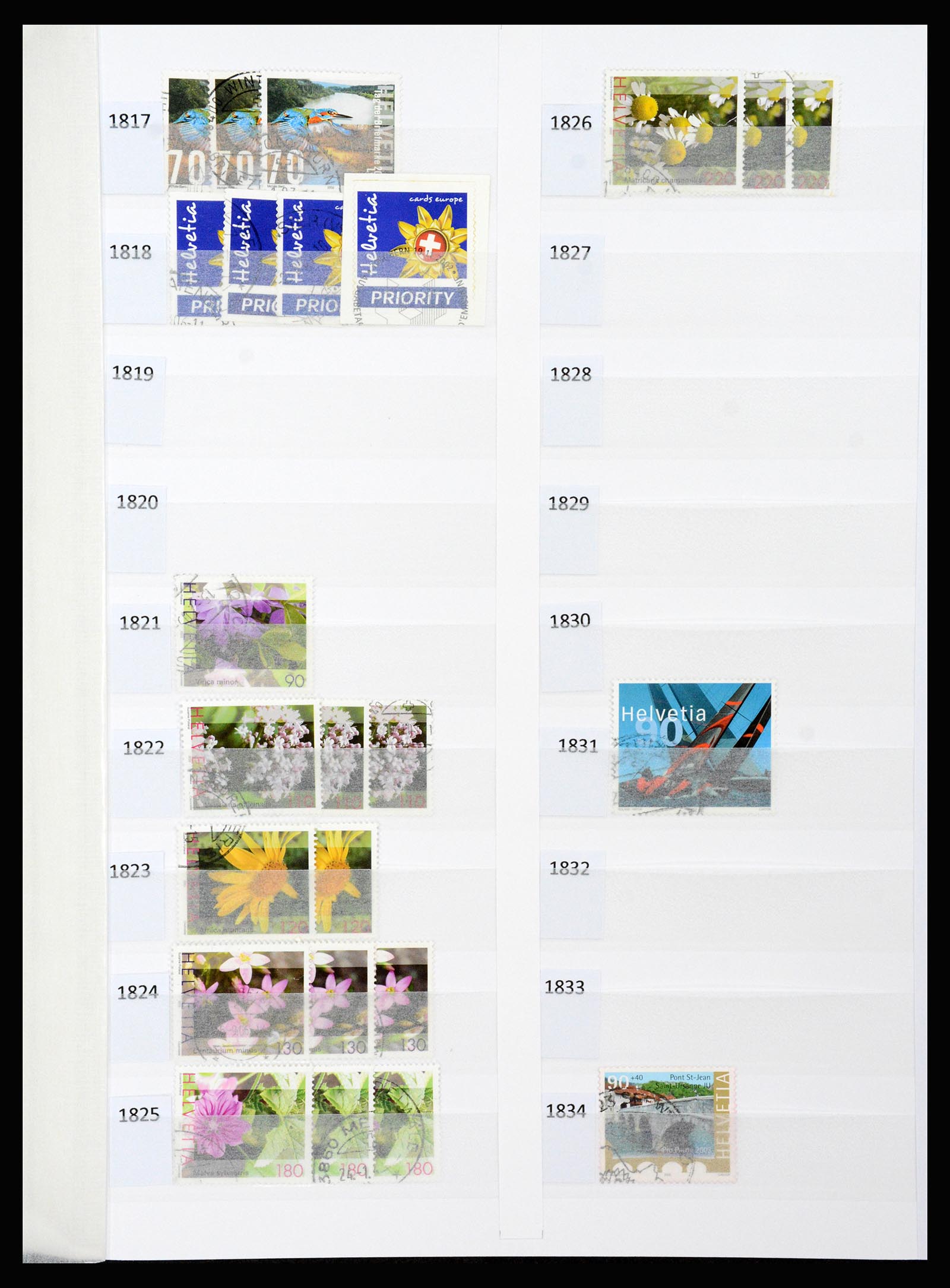 37252 102 - Postzegelverzameling 37252 Zwitserland 1900-2011.