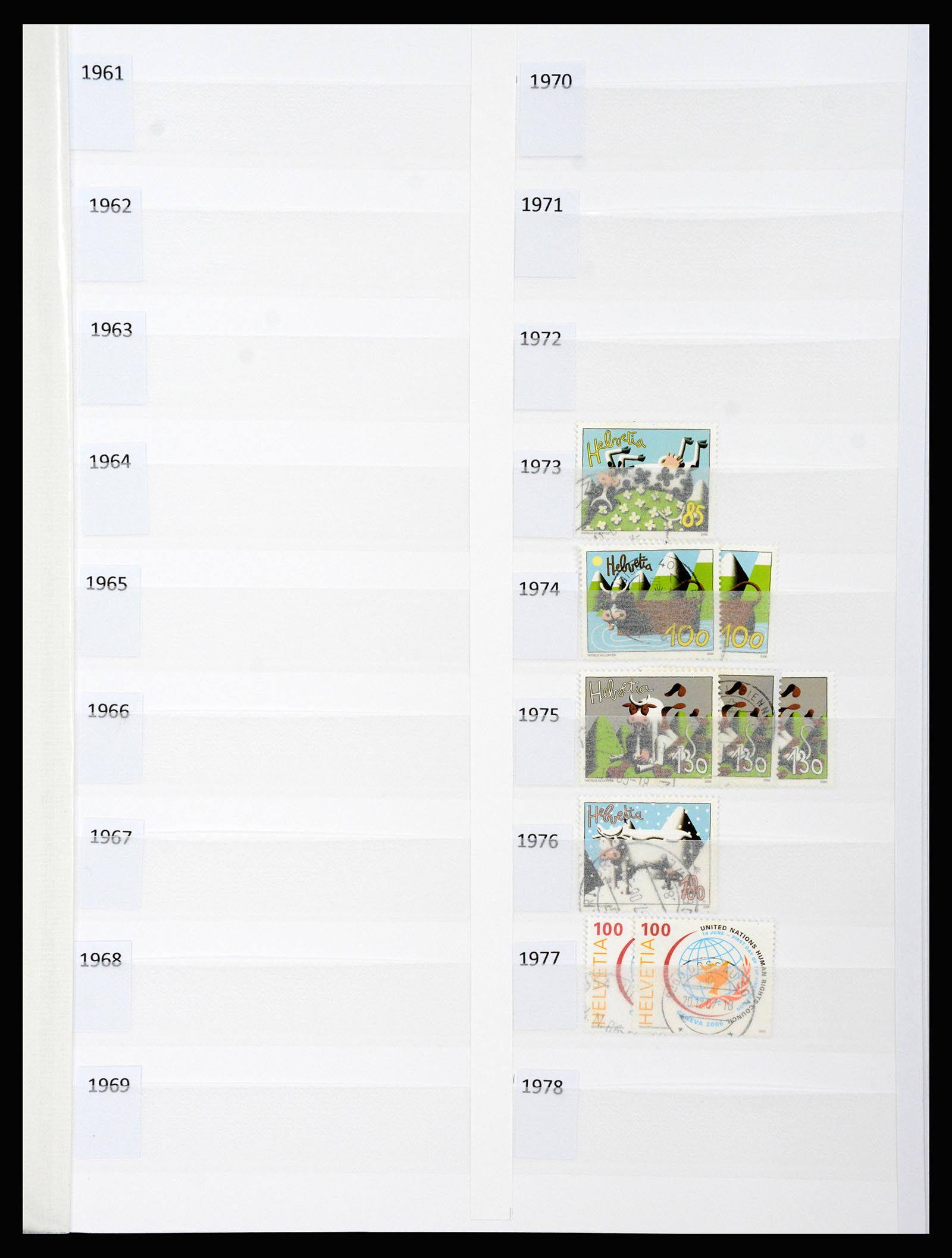 37252 110 - Postzegelverzameling 37252 Zwitserland 1900-2011.