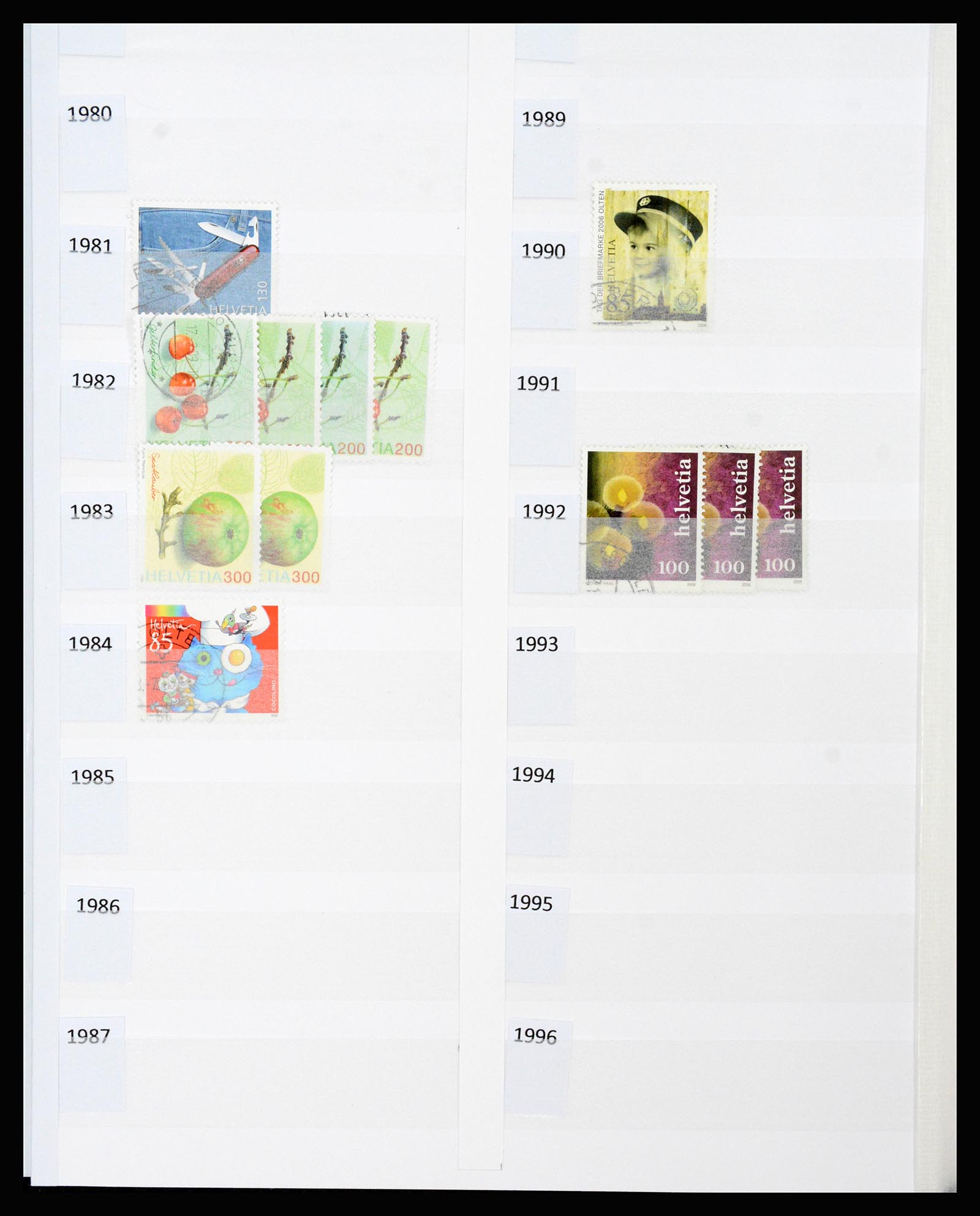 37252 111 - Postzegelverzameling 37252 Zwitserland 1900-2011.