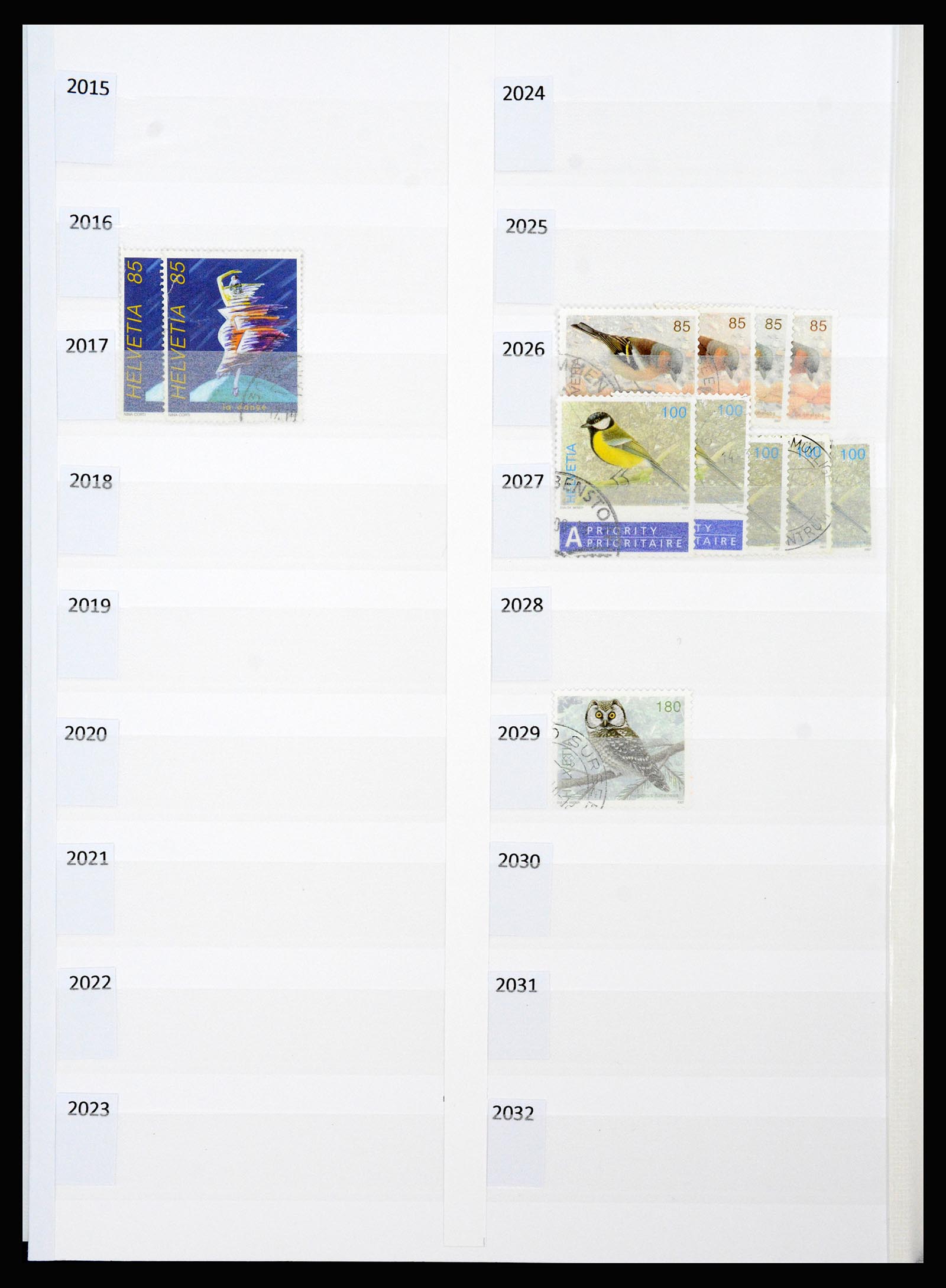 37252 113 - Postzegelverzameling 37252 Zwitserland 1900-2011.
