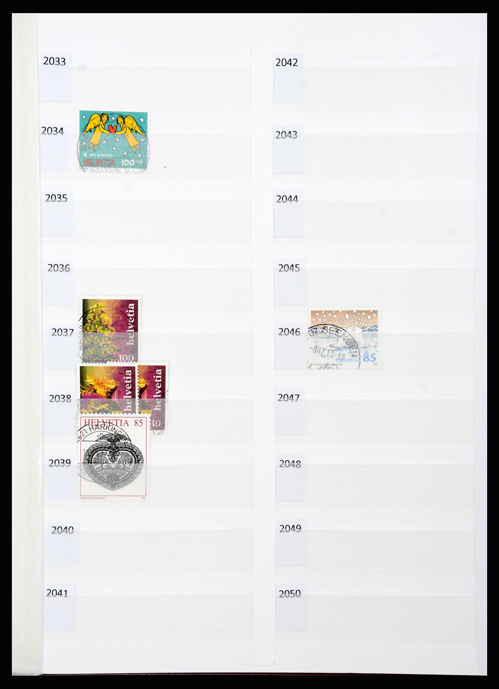 37252 114 - Postzegelverzameling 37252 Zwitserland 1900-2011.
