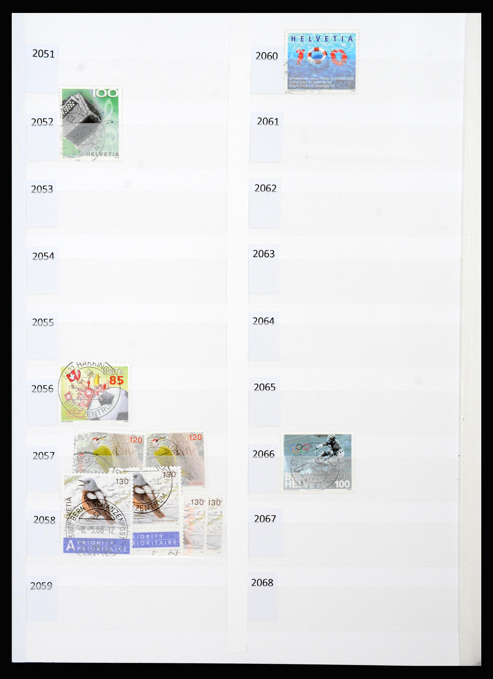 37252 115 - Postzegelverzameling 37252 Zwitserland 1900-2011.