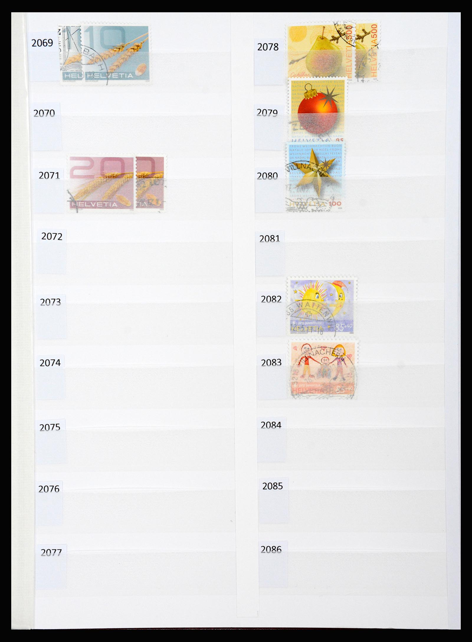 37252 116 - Postzegelverzameling 37252 Zwitserland 1900-2011.