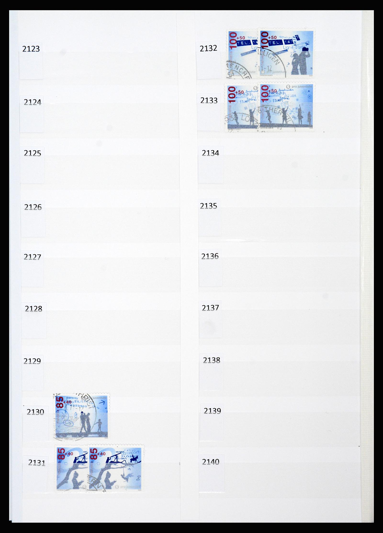 37252 118 - Postzegelverzameling 37252 Zwitserland 1900-2011.