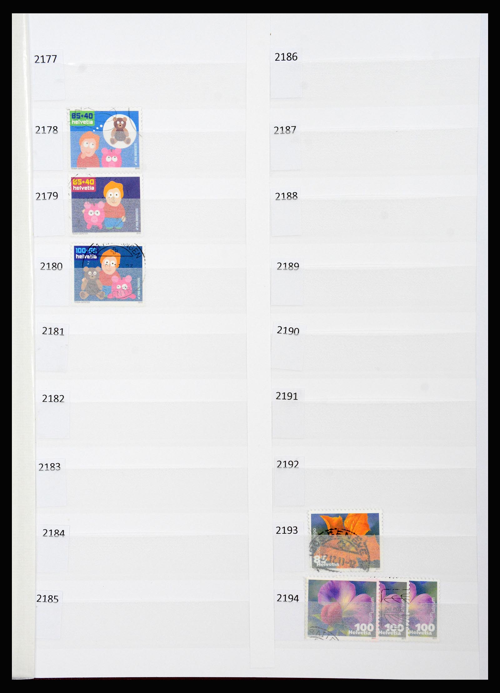 37252 120 - Postzegelverzameling 37252 Zwitserland 1900-2011.