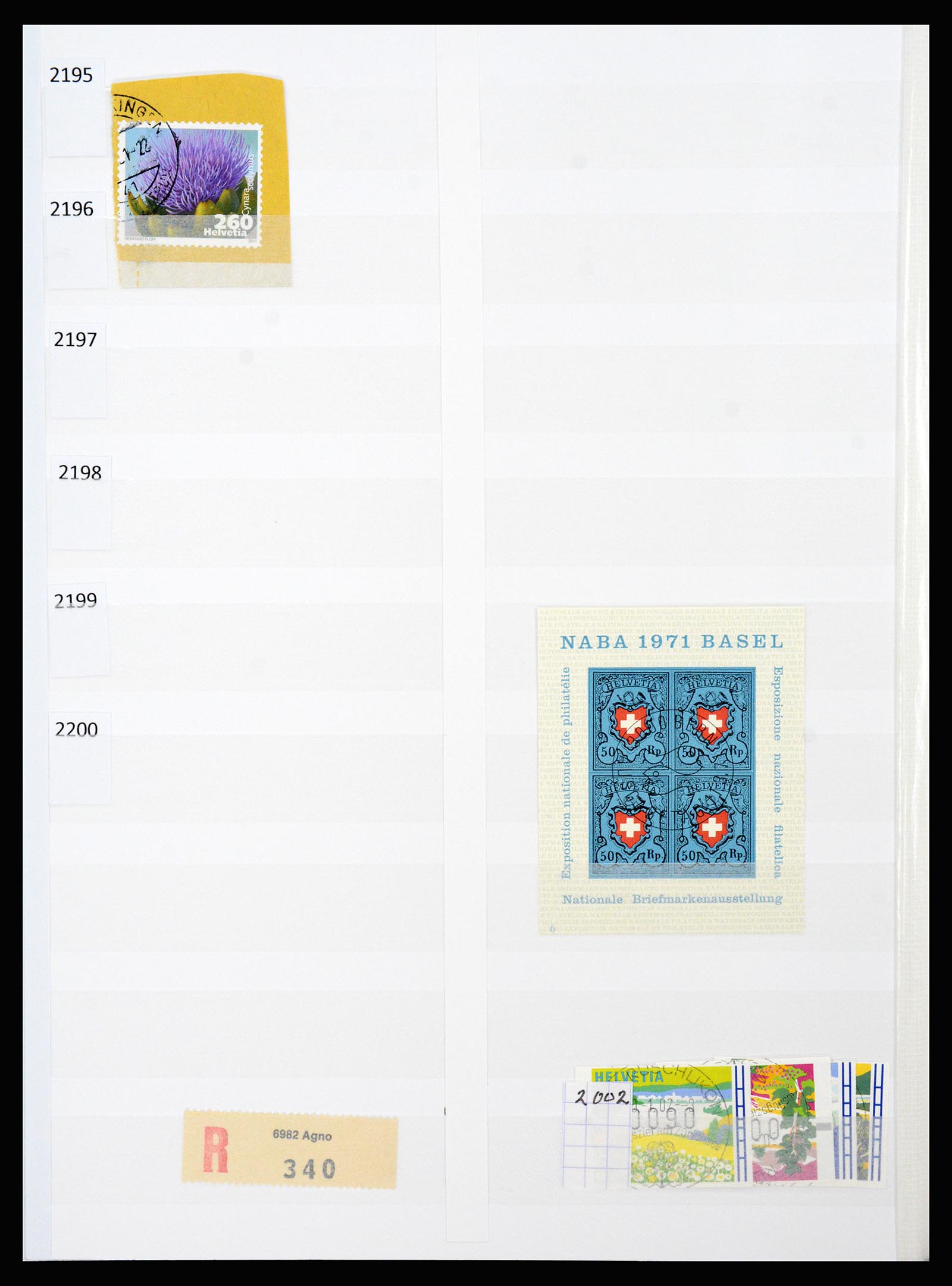 37252 121 - Stamp collection 37252 Switzerland 1900-2011.