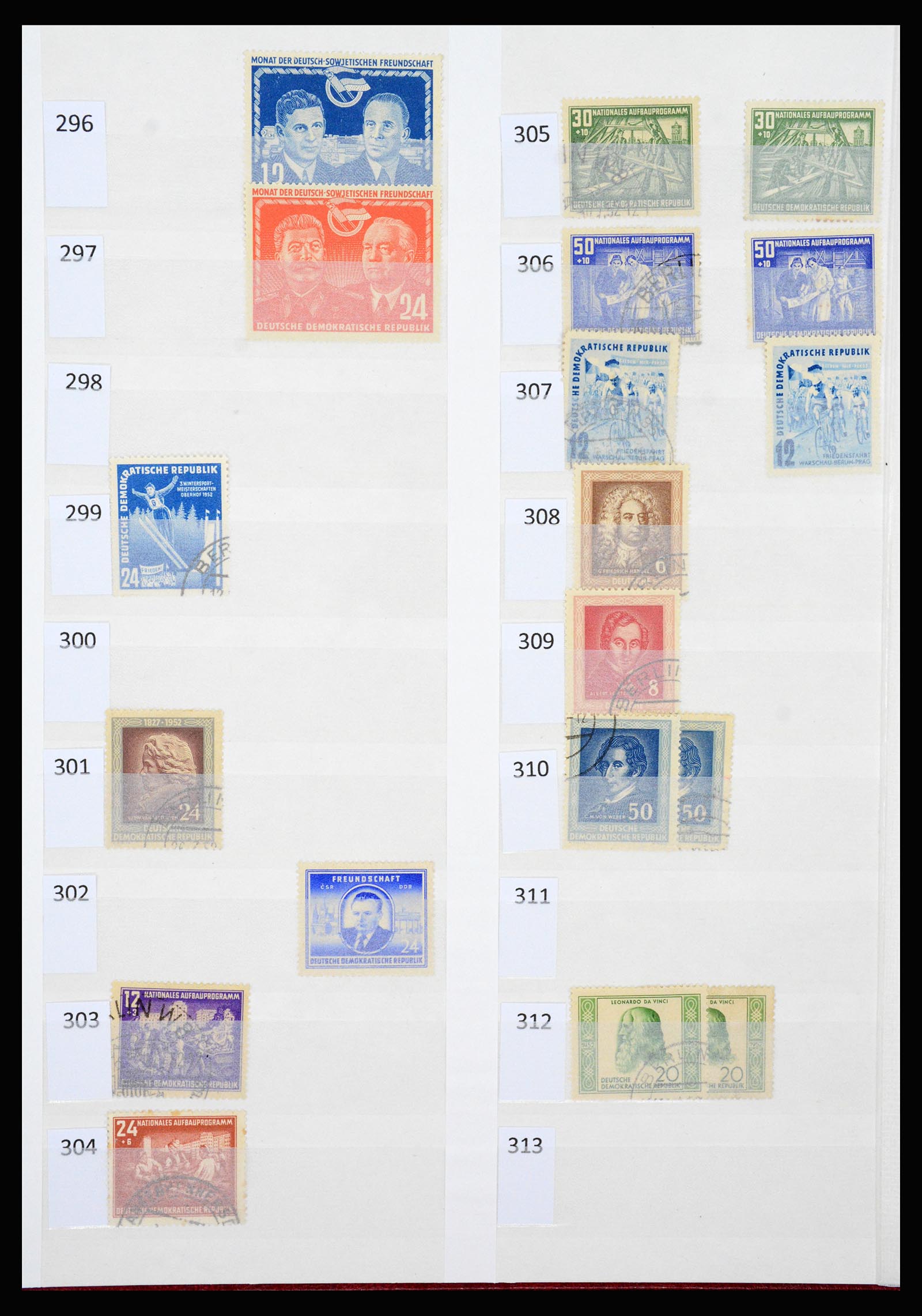 37253 004 - Stamp collection 37253 GDR 1949-1990.