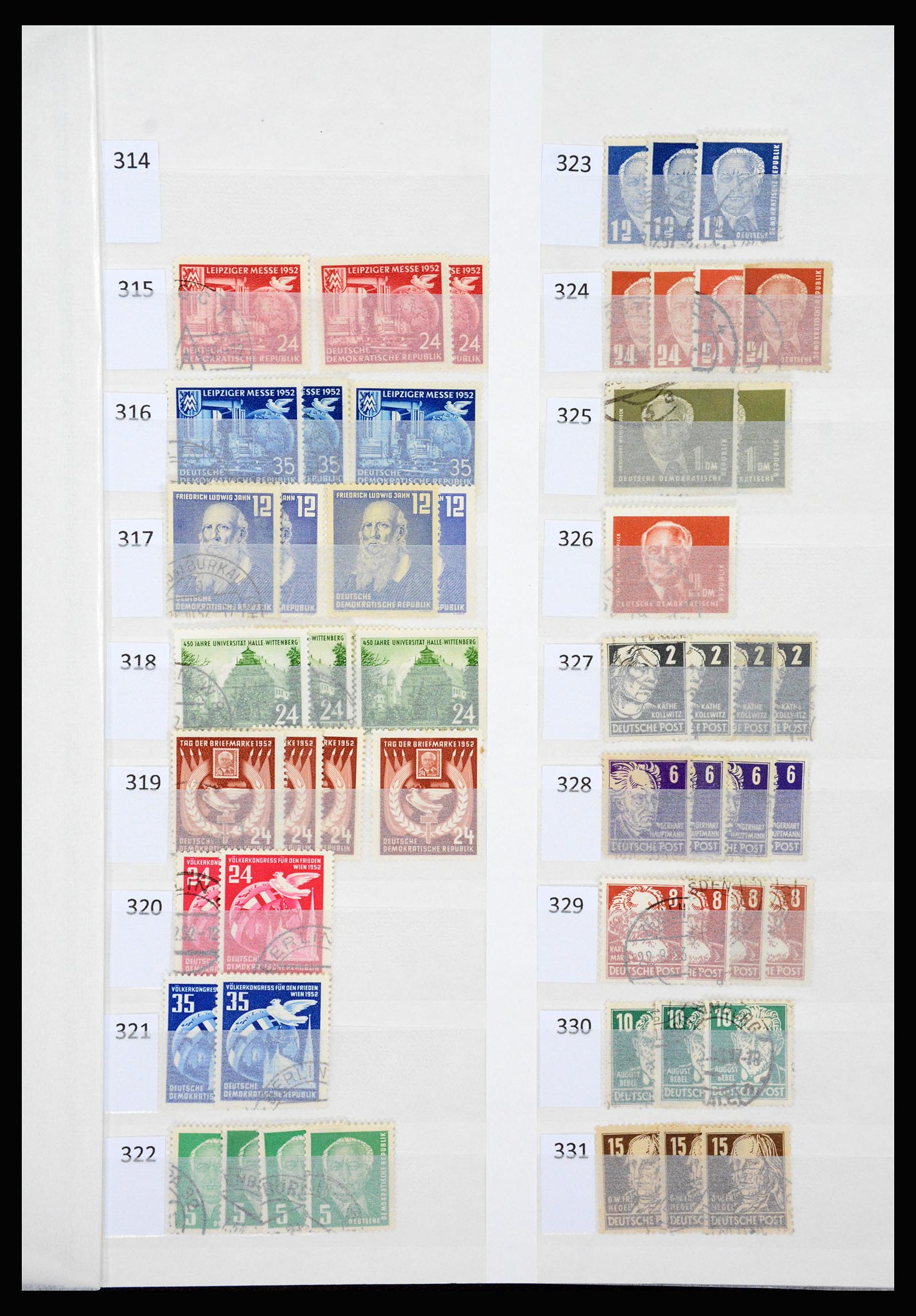 37253 005 - Postzegelverzameling 37253 DDR 1949-1990.