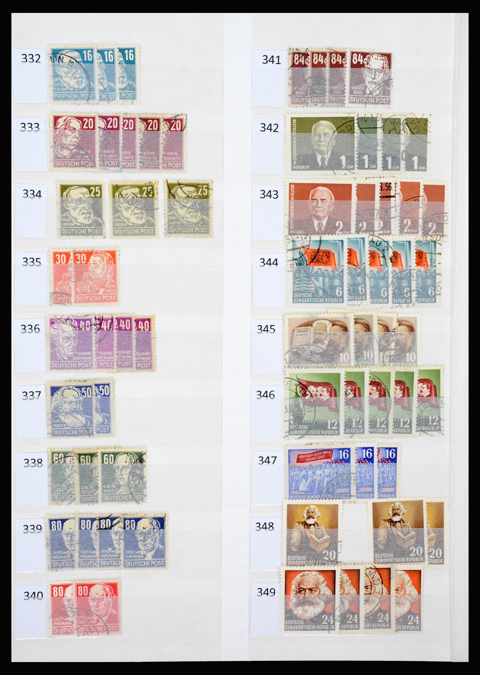 37253 006 - Postzegelverzameling 37253 DDR 1949-1990.