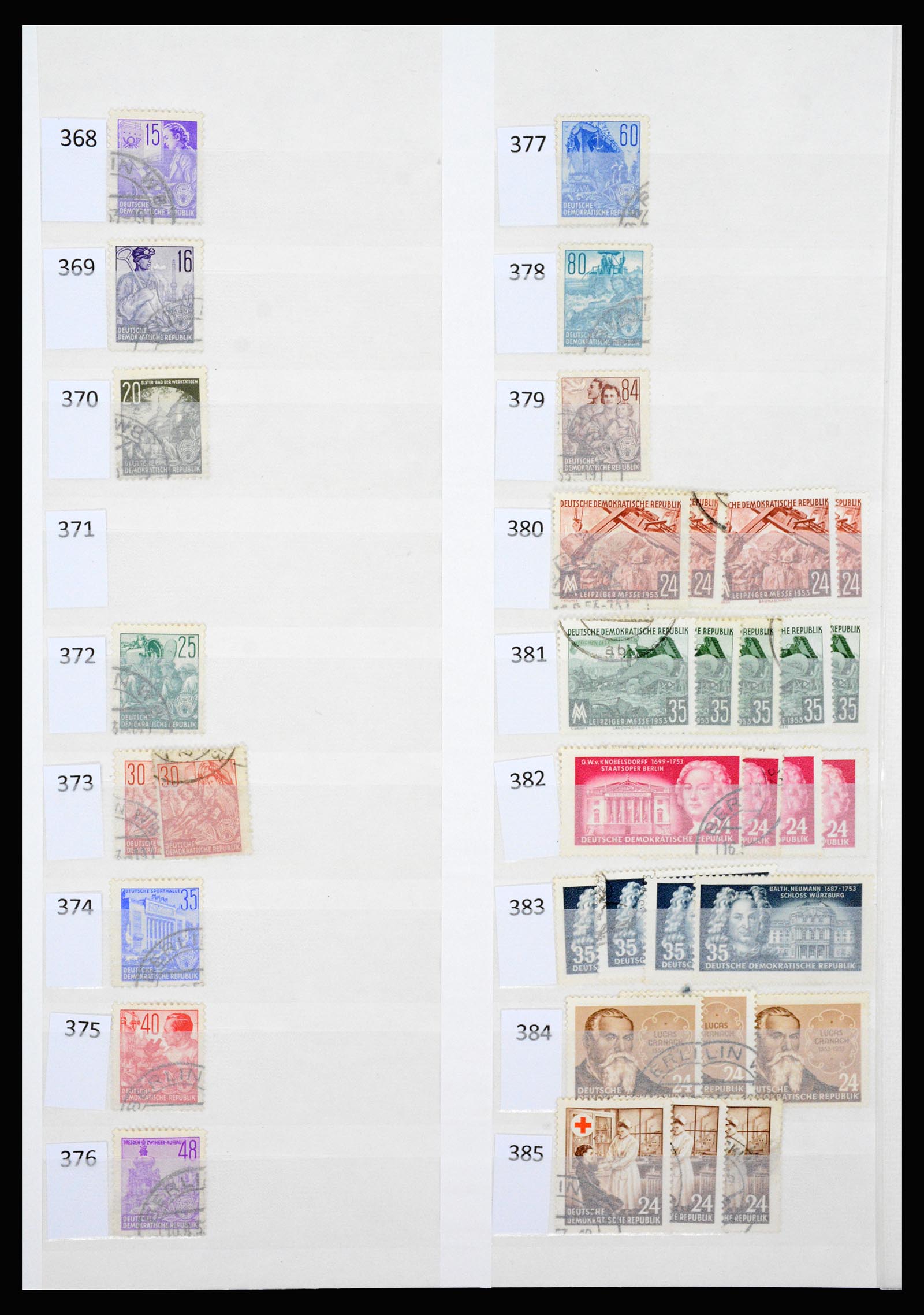 37253 008 - Postzegelverzameling 37253 DDR 1949-1990.