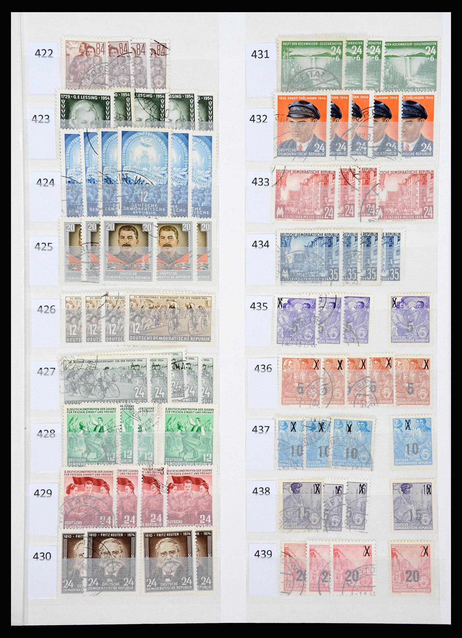 37253 011 - Postzegelverzameling 37253 DDR 1949-1990.
