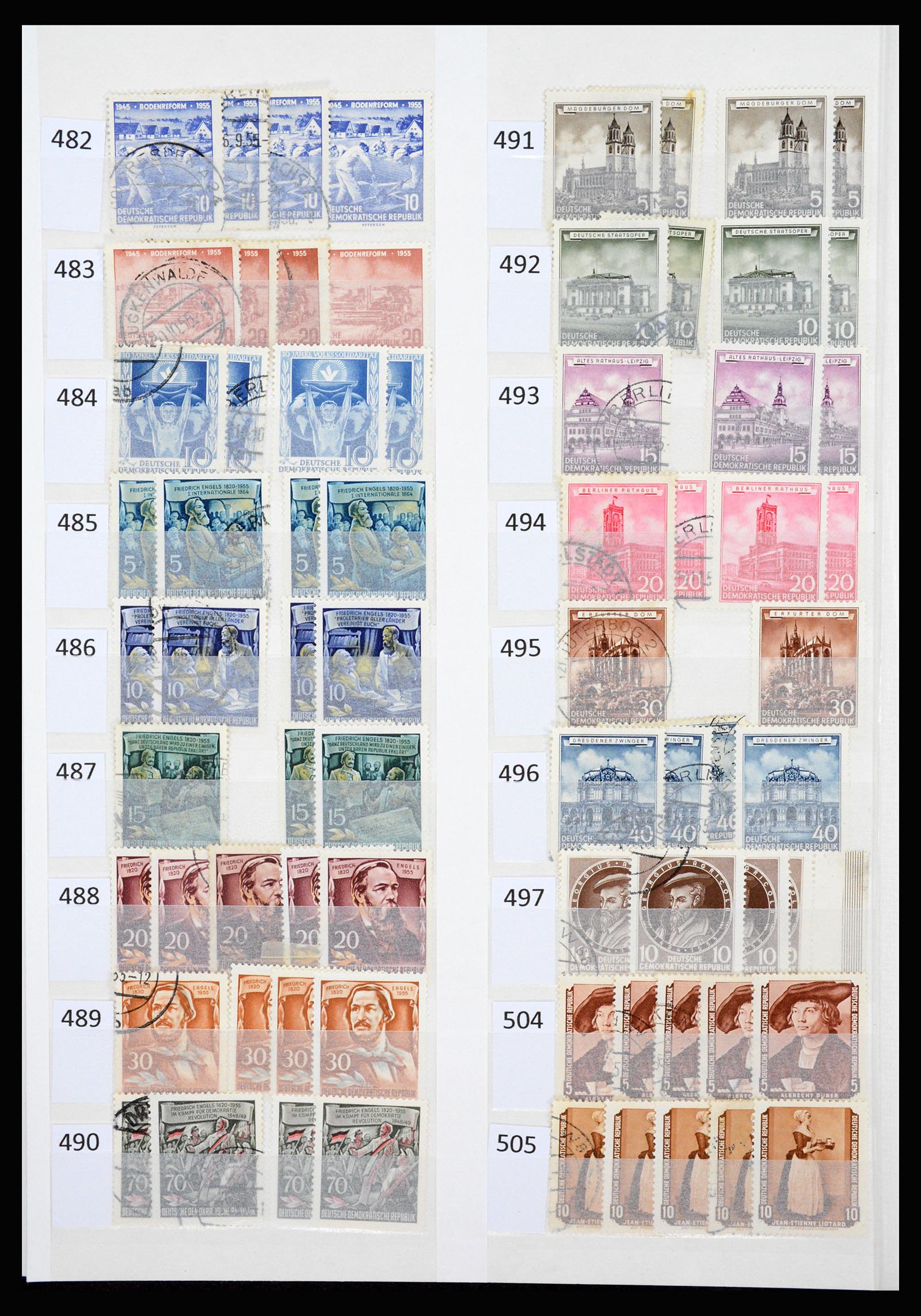 37253 014 - Postzegelverzameling 37253 DDR 1949-1990.