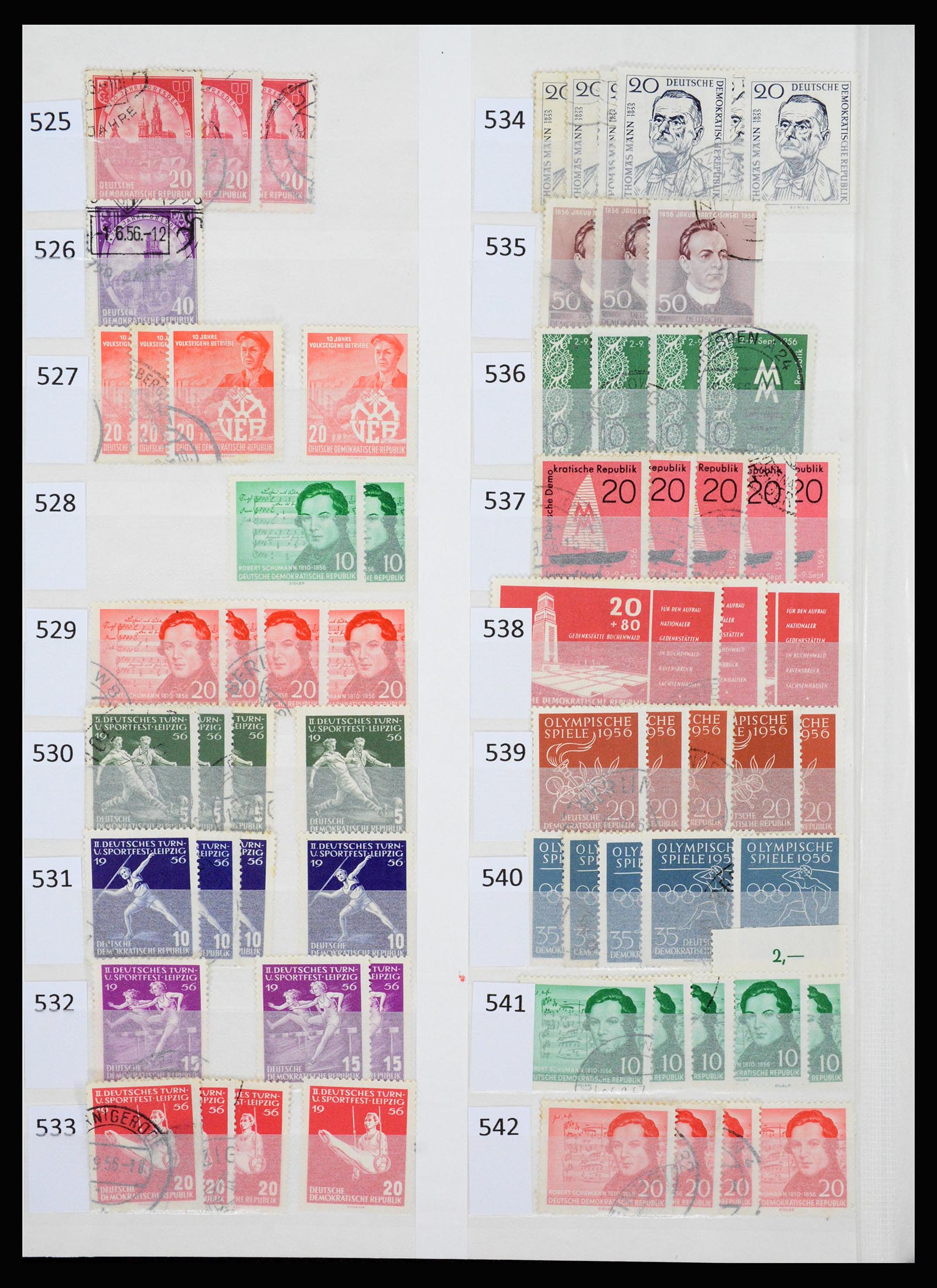 37253 016 - Stamp collection 37253 GDR 1949-1990.
