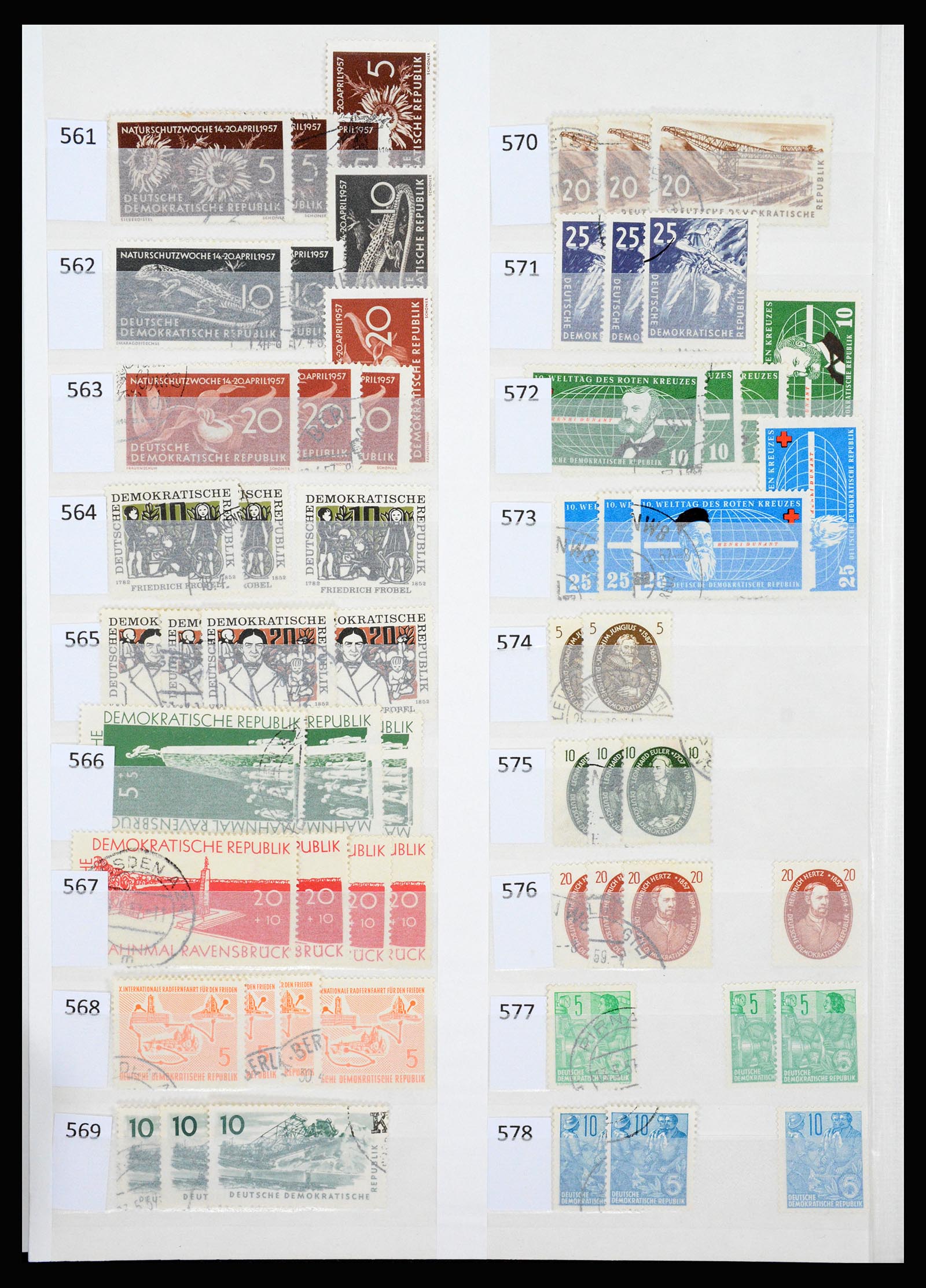 37253 018 - Stamp collection 37253 GDR 1949-1990.