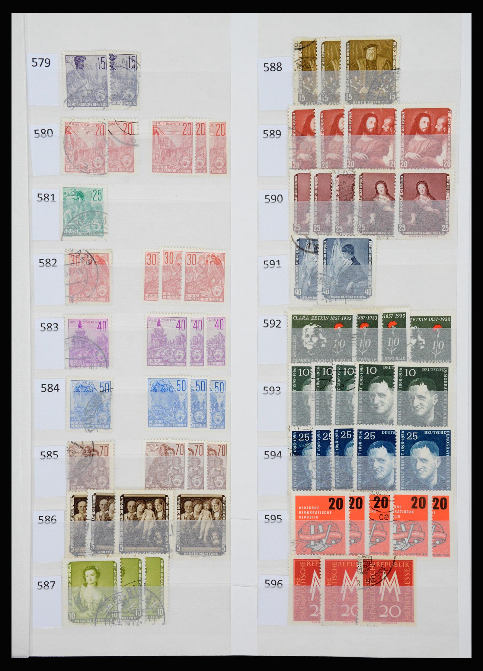 37253 019 - Stamp collection 37253 GDR 1949-1990.