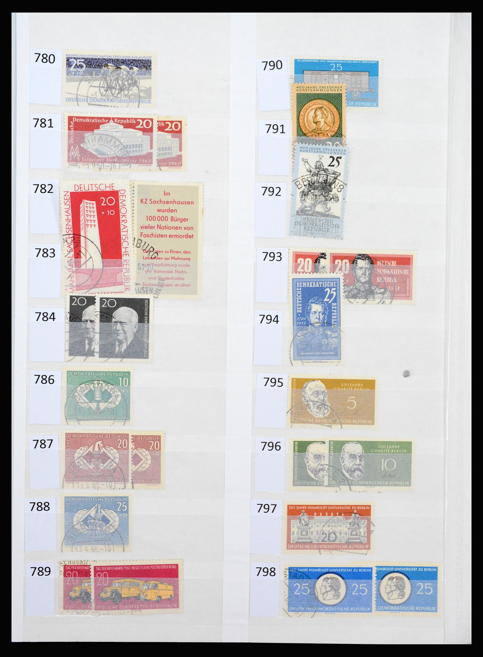 37253 031 - Stamp collection 37253 GDR 1949-1990.