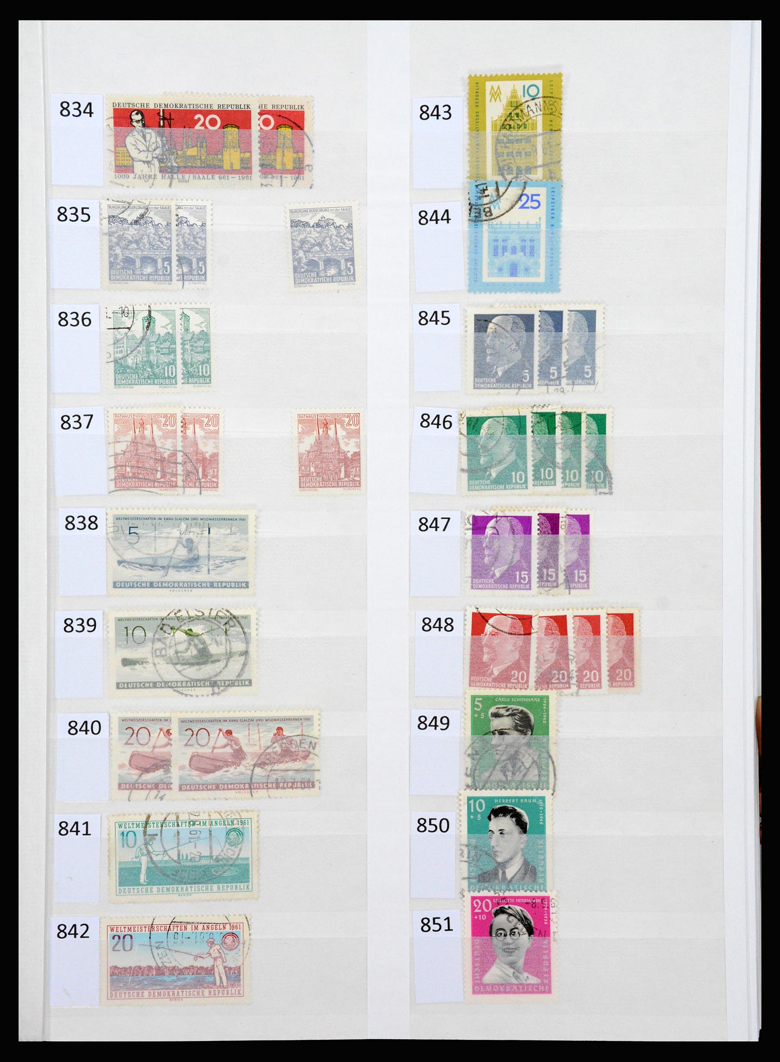37253 034 - Postzegelverzameling 37253 DDR 1949-1990.