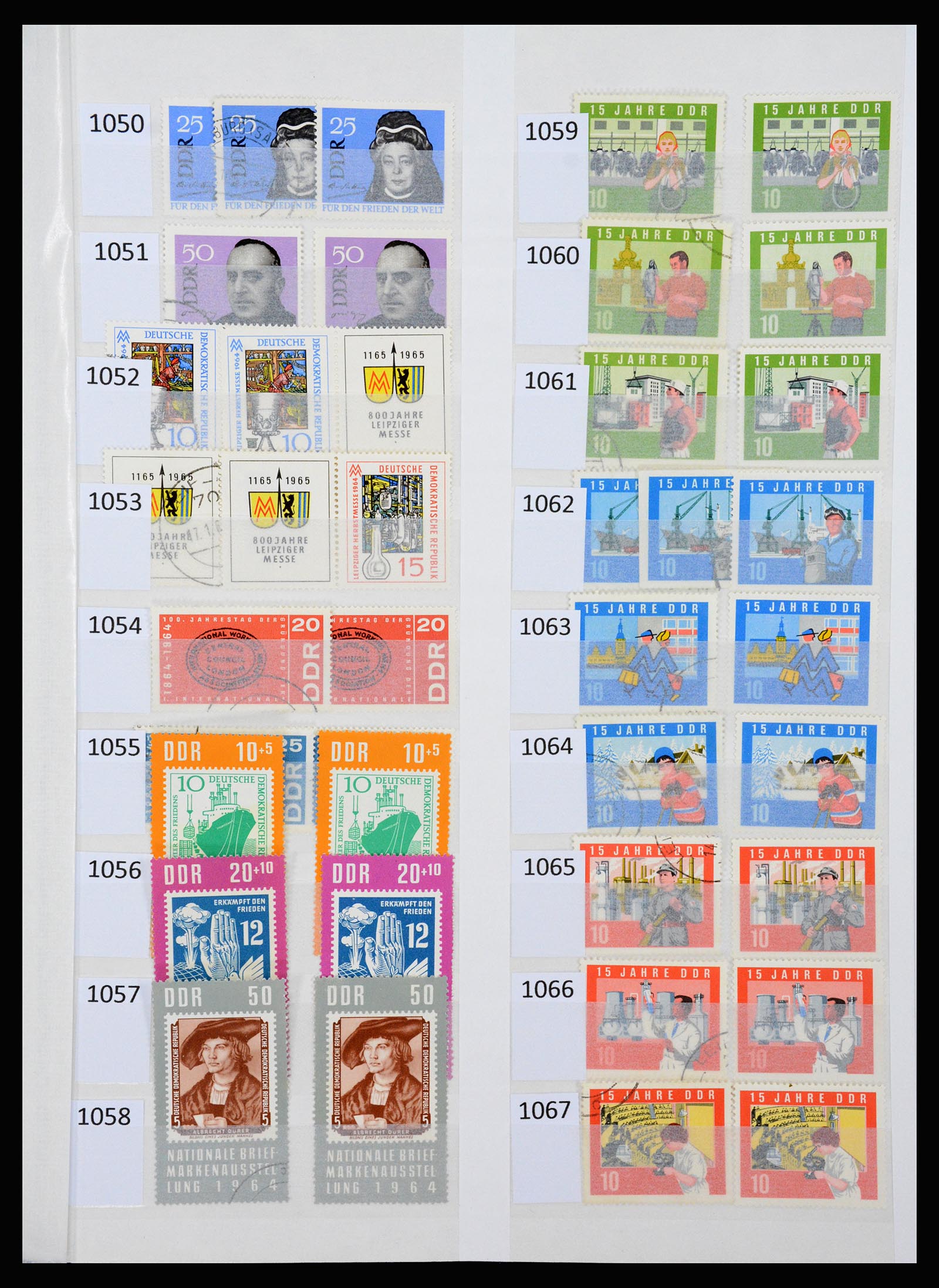 37253 046 - Stamp collection 37253 GDR 1949-1990.