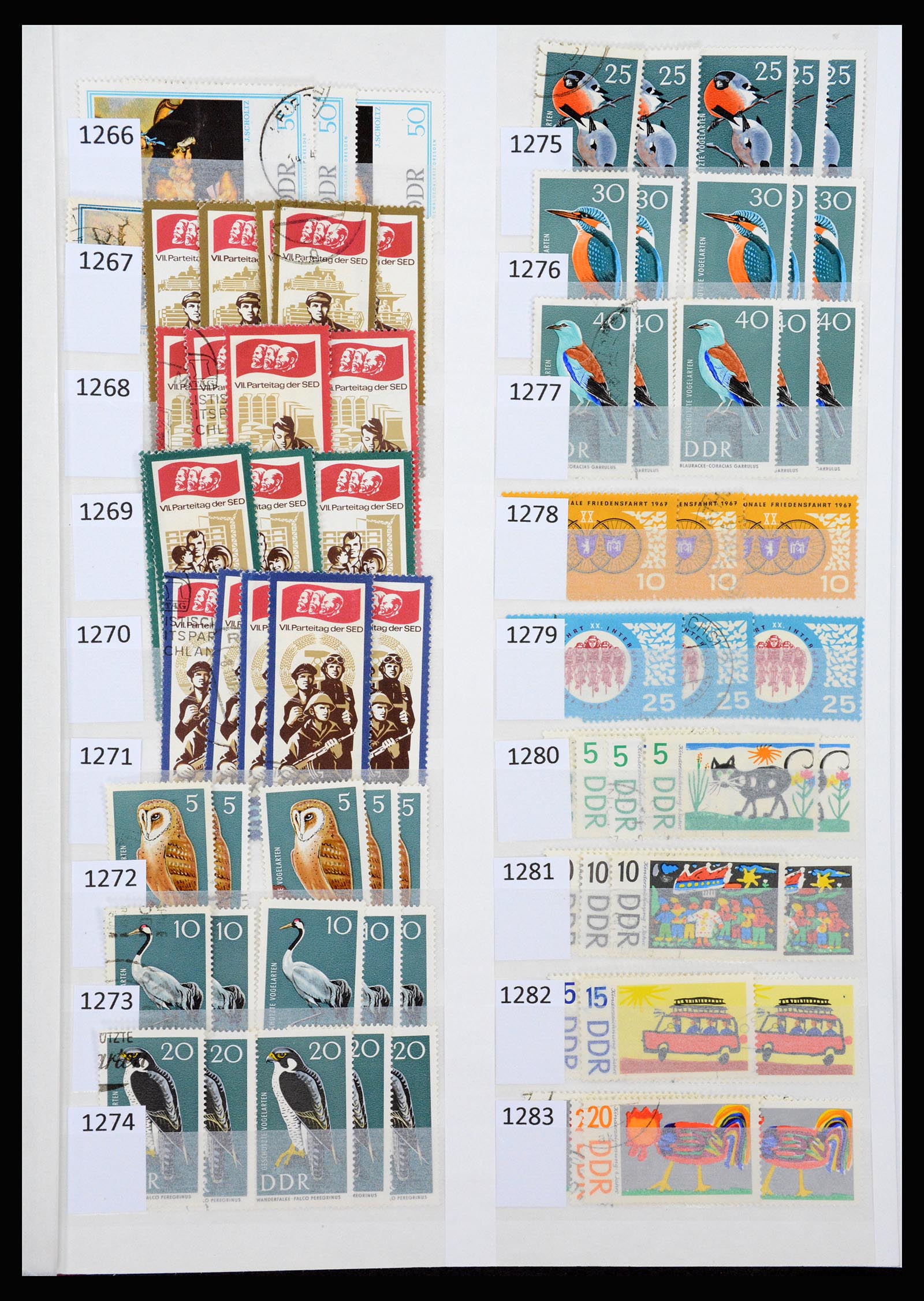 37253 060 - Stamp collection 37253 GDR 1949-1990.