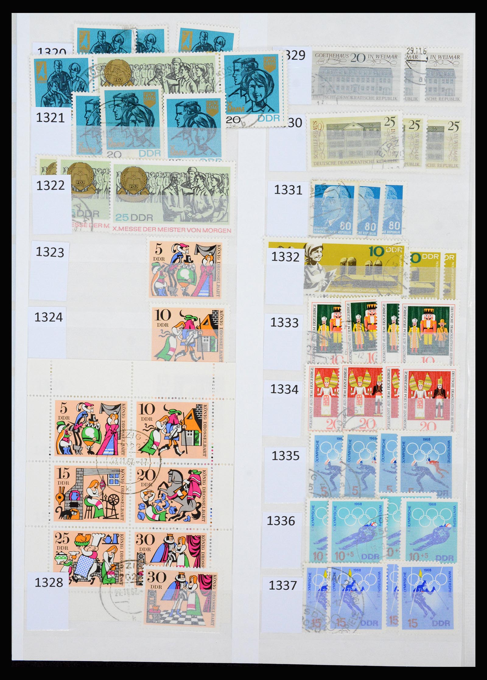 37253 063 - Postzegelverzameling 37253 DDR 1949-1990.