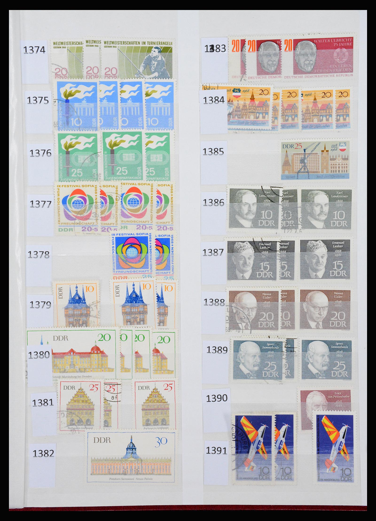37253 066 - Postzegelverzameling 37253 DDR 1949-1990.
