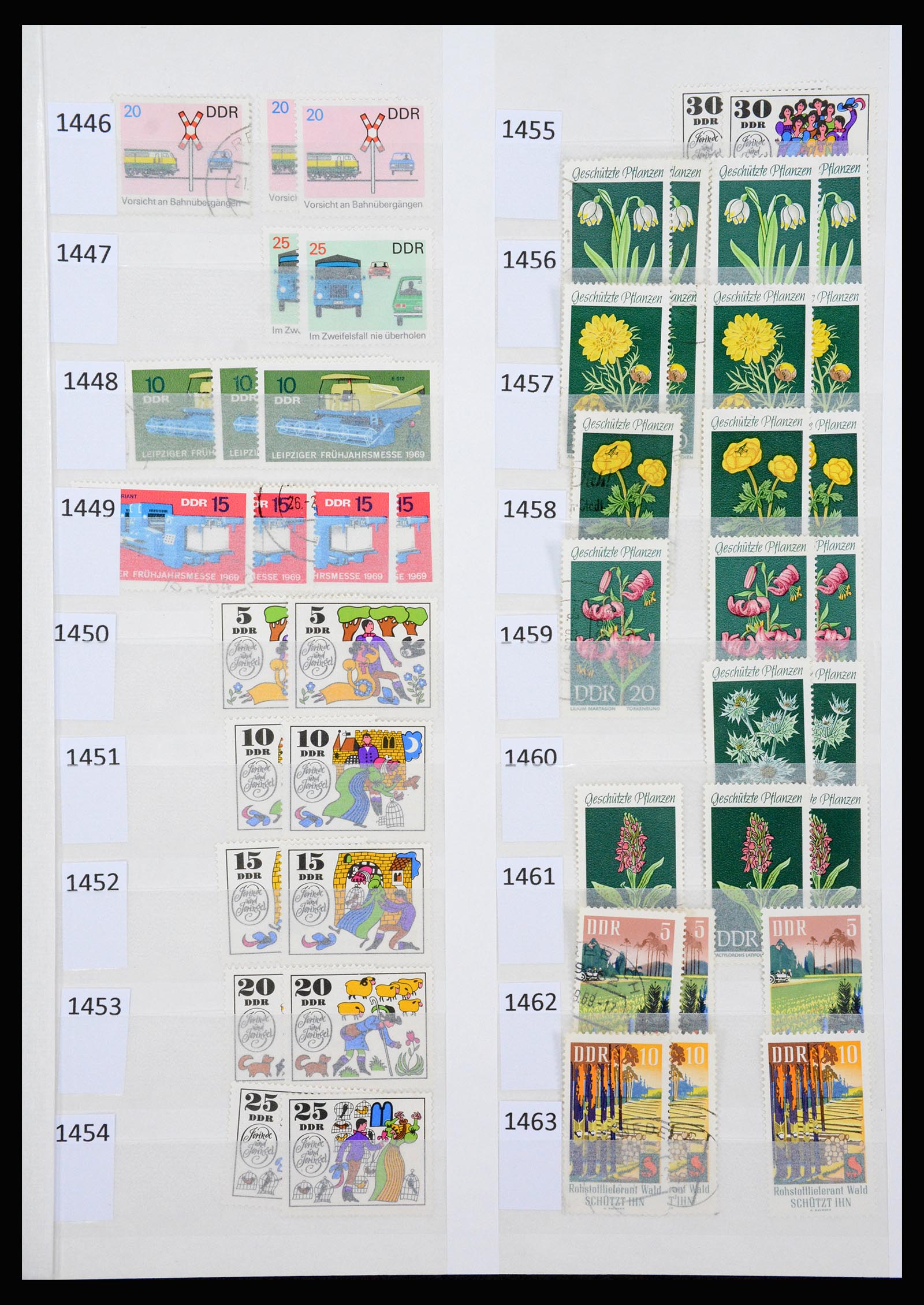 37253 070 - Postzegelverzameling 37253 DDR 1949-1990.