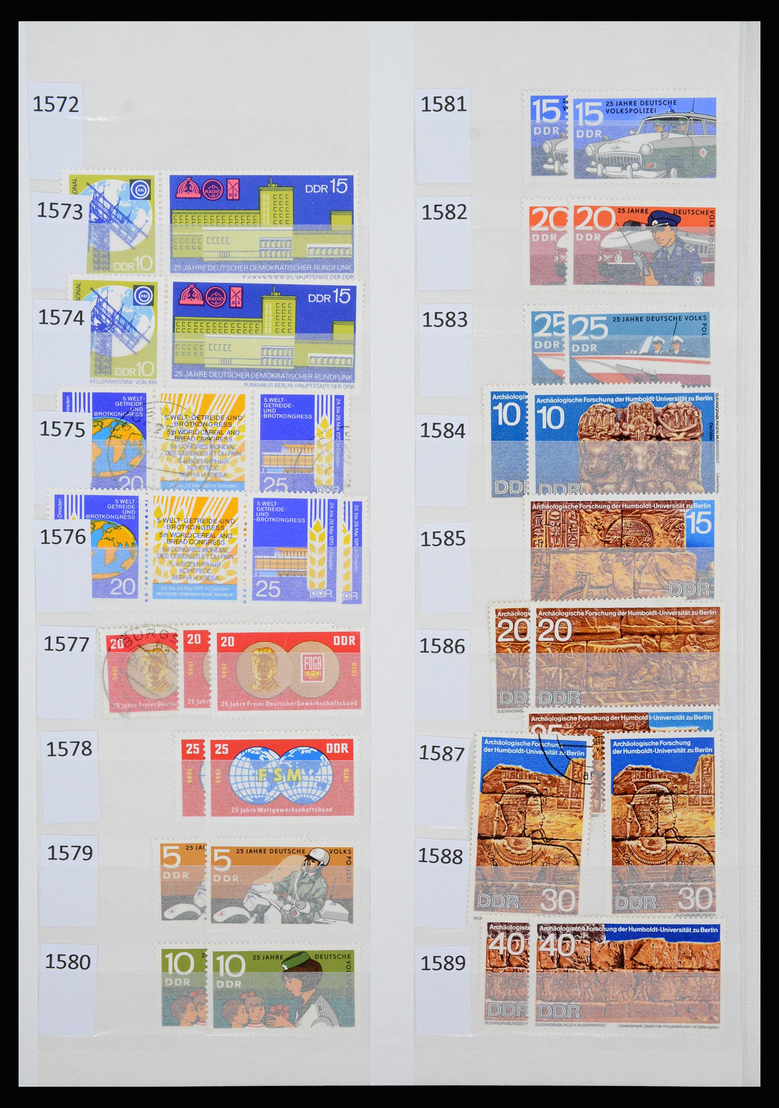 37253 077 - Postzegelverzameling 37253 DDR 1949-1990.