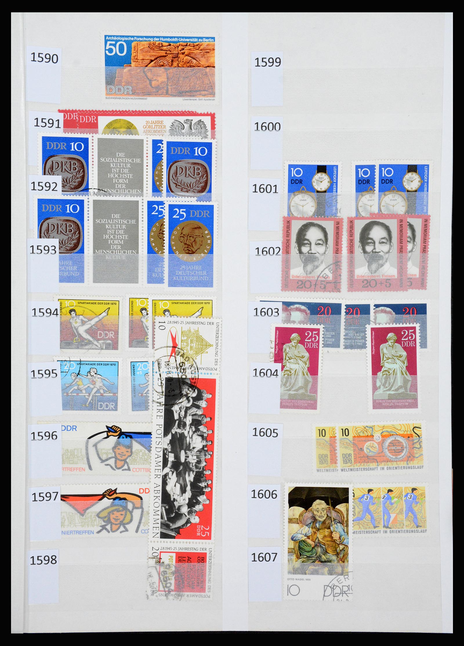 37253 078 - Postzegelverzameling 37253 DDR 1949-1990.