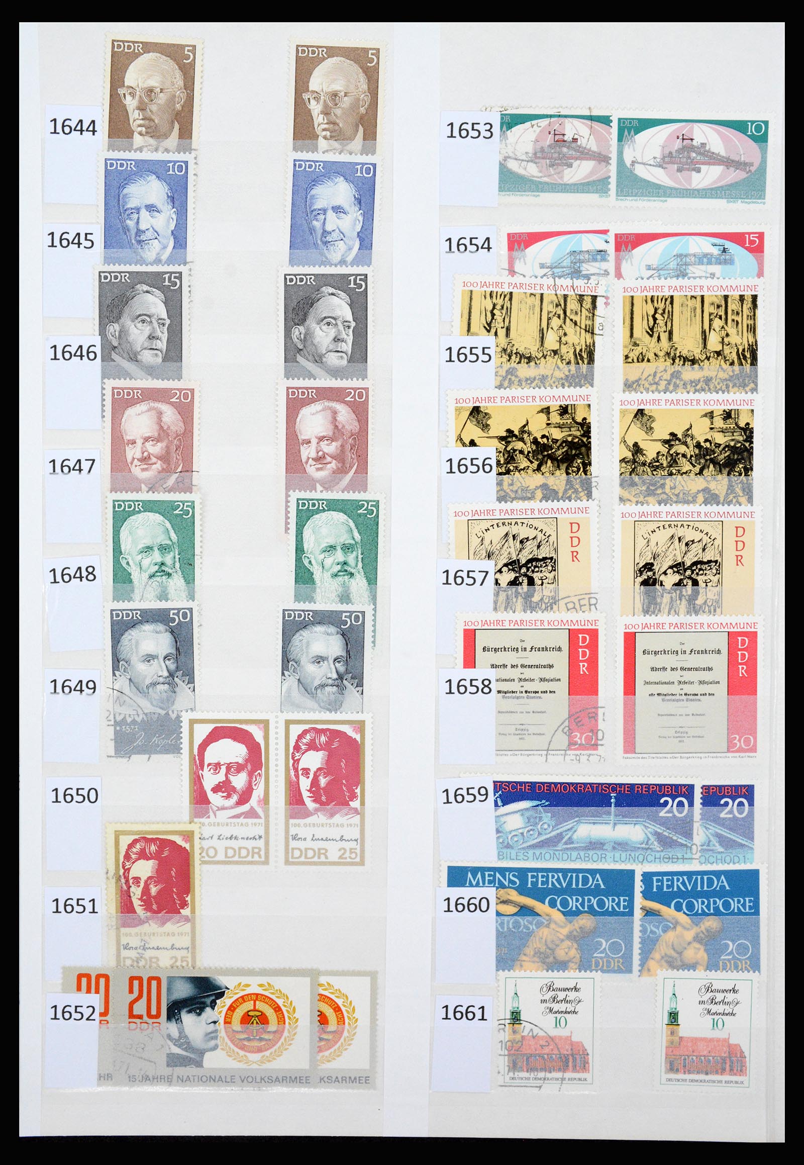 37253 081 - Postzegelverzameling 37253 DDR 1949-1990.