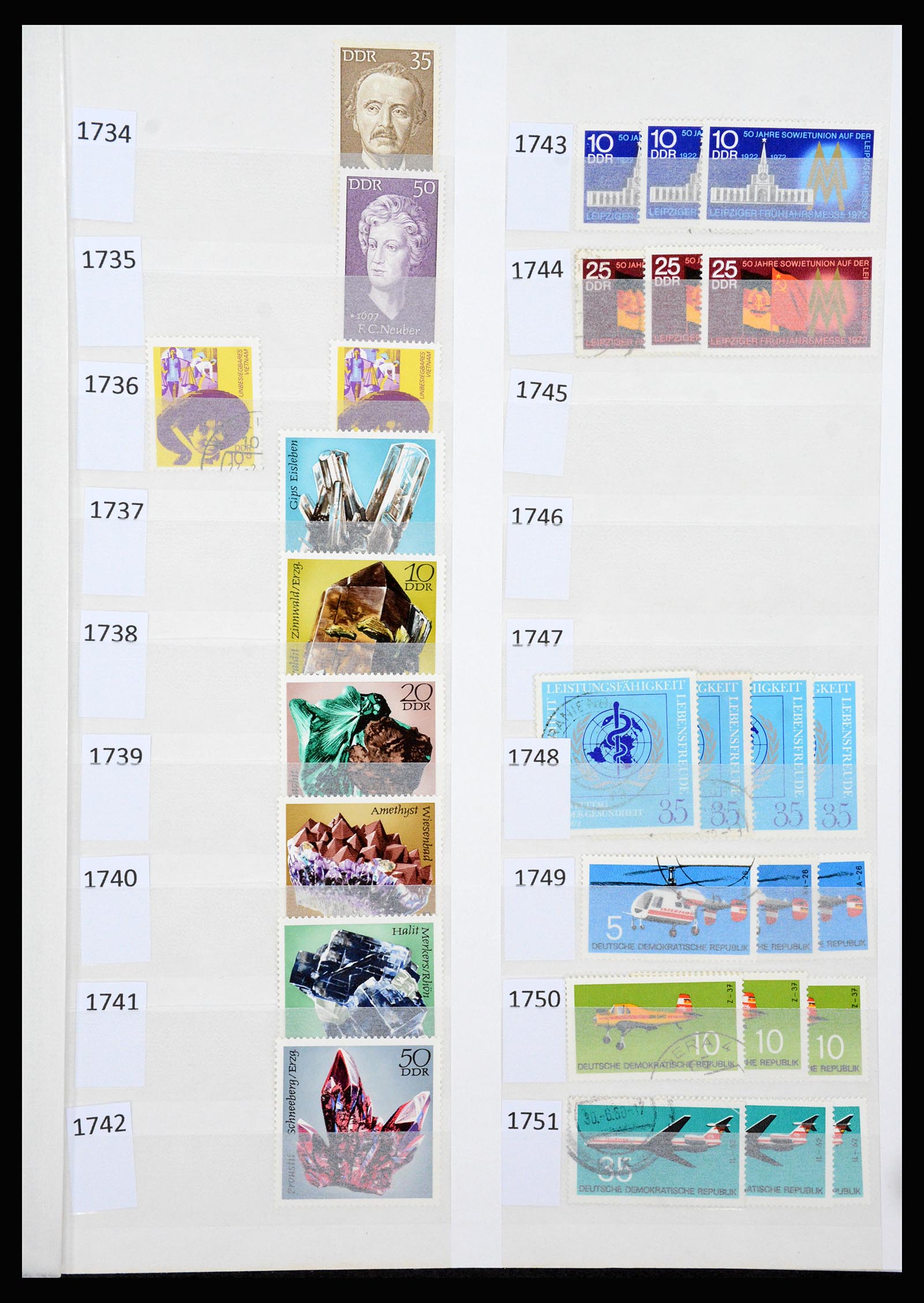37253 086 - Postzegelverzameling 37253 DDR 1949-1990.