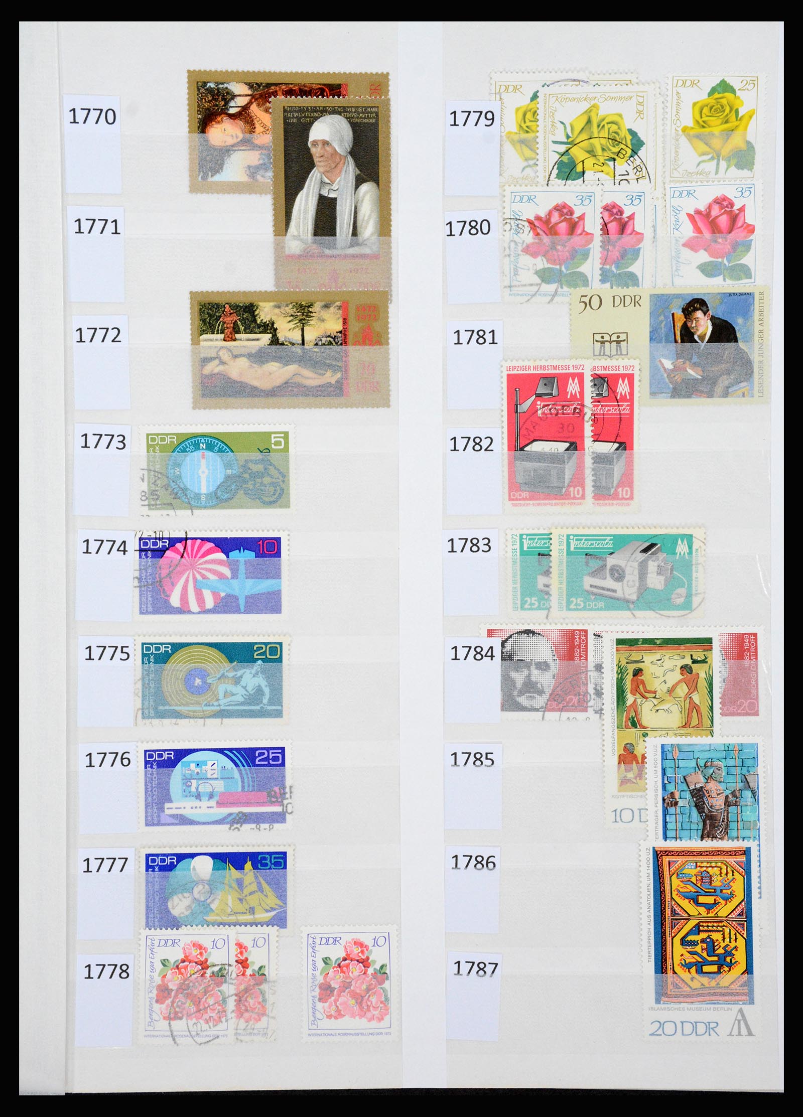 37253 088 - Postzegelverzameling 37253 DDR 1949-1990.