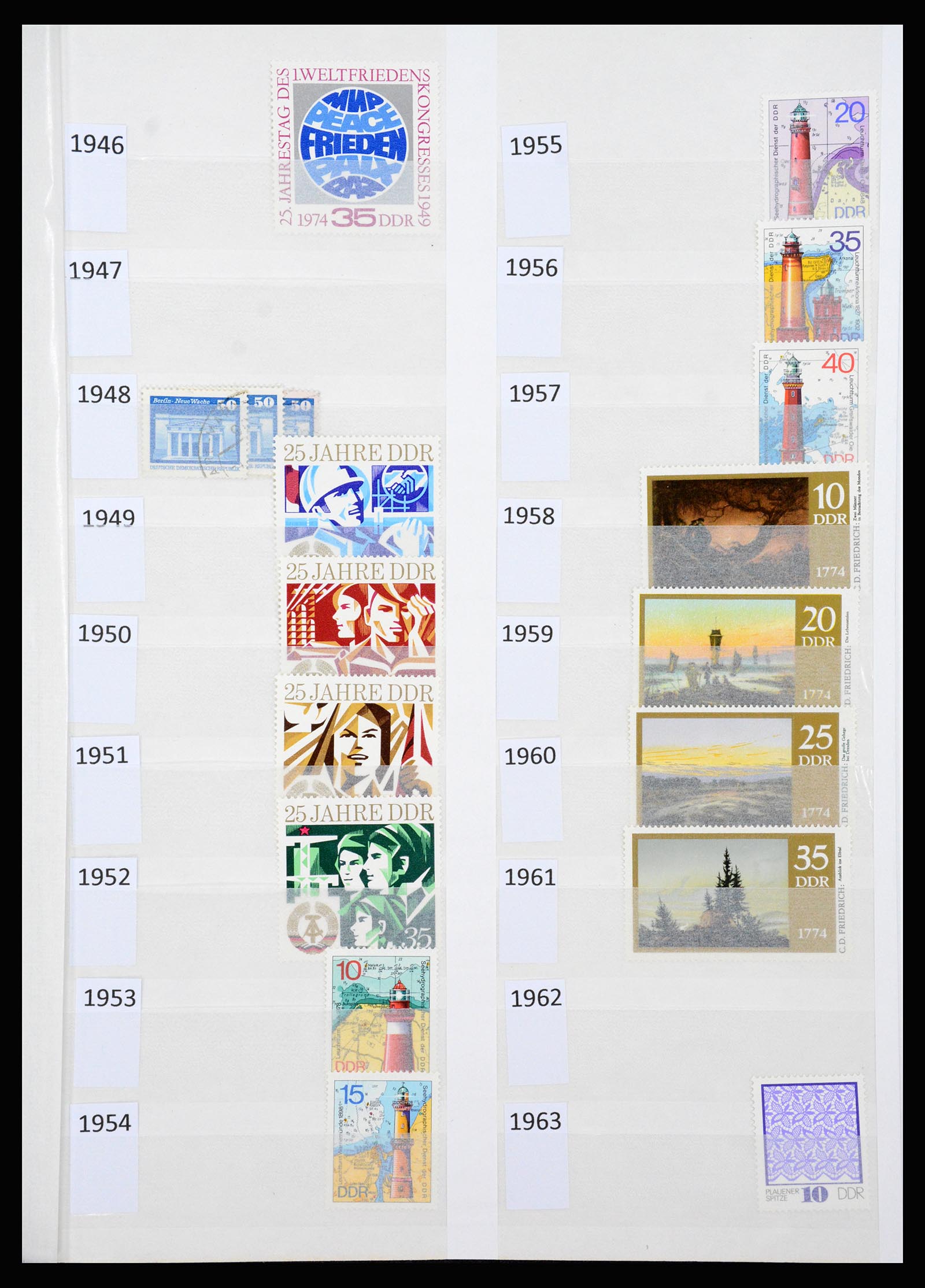 37253 097 - Postzegelverzameling 37253 DDR 1949-1990.