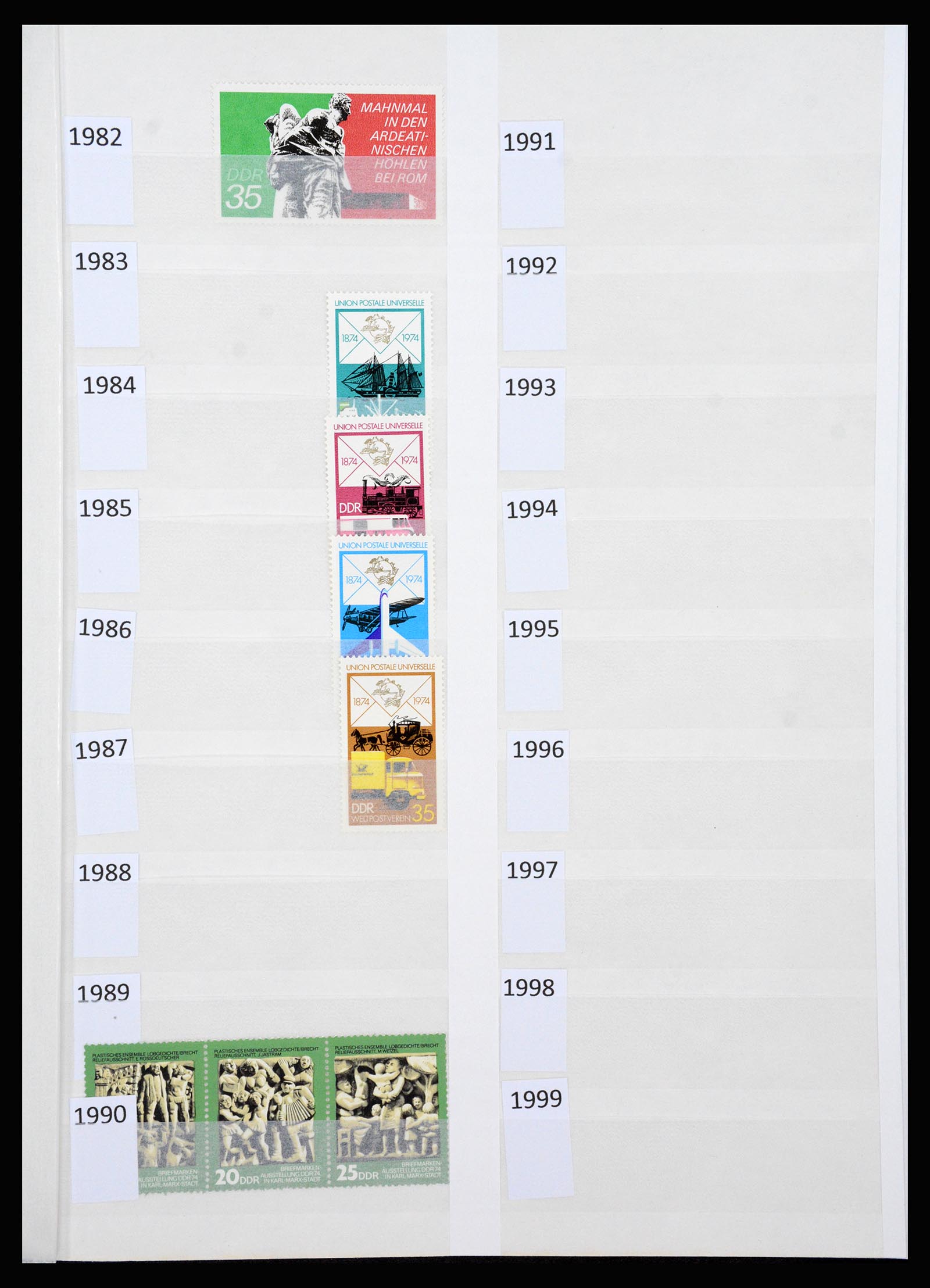 37253 099 - Postzegelverzameling 37253 DDR 1949-1990.