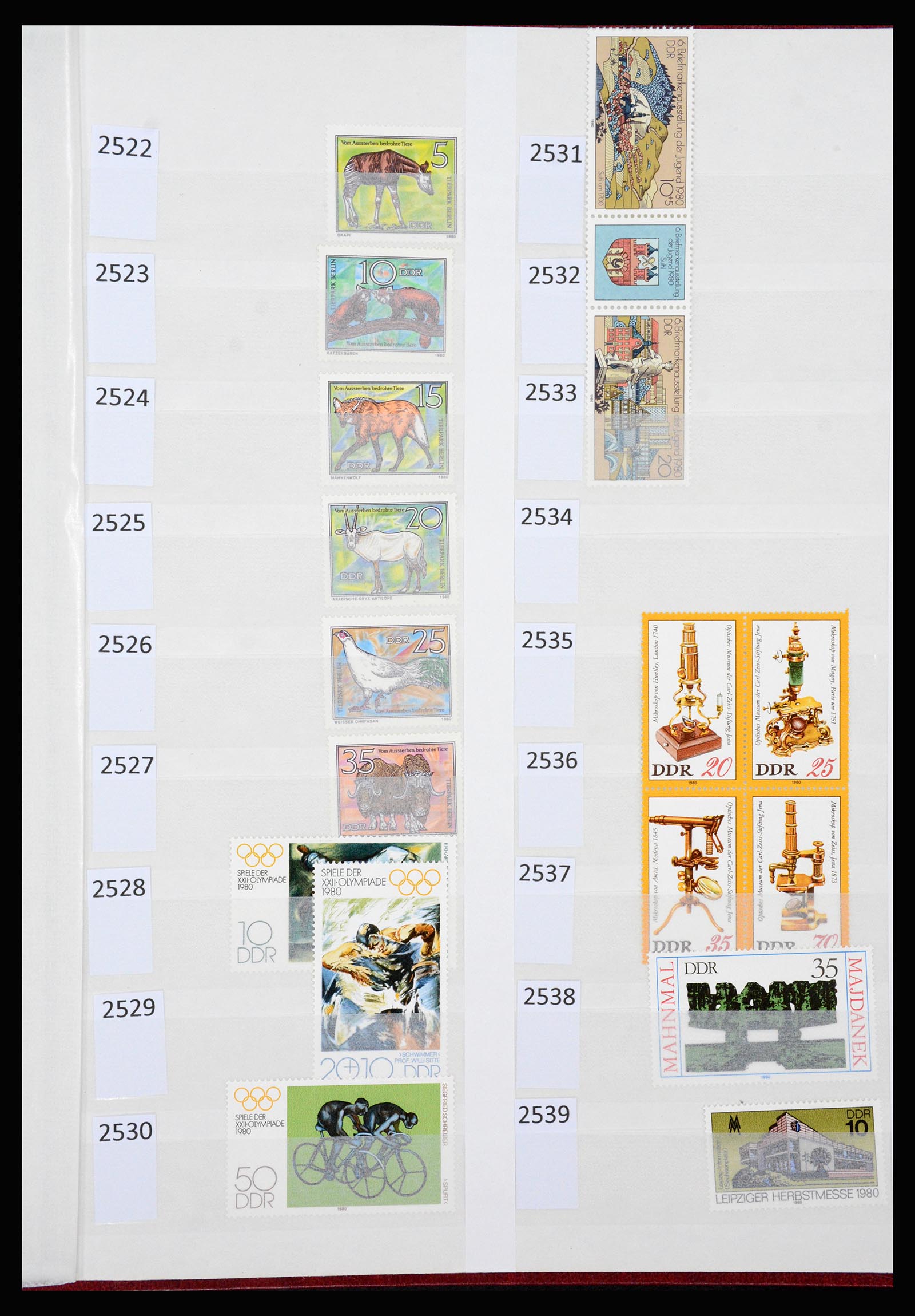 37253 129 - Postzegelverzameling 37253 DDR 1949-1990.