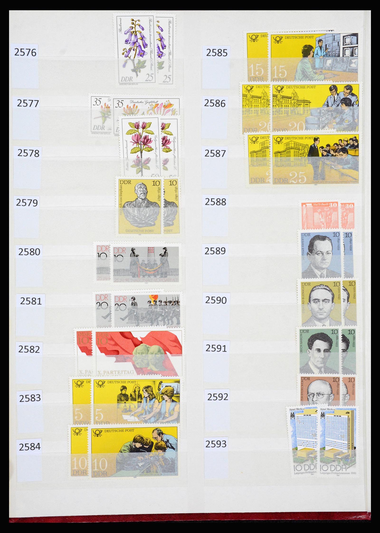 37253 132 - Postzegelverzameling 37253 DDR 1949-1990.