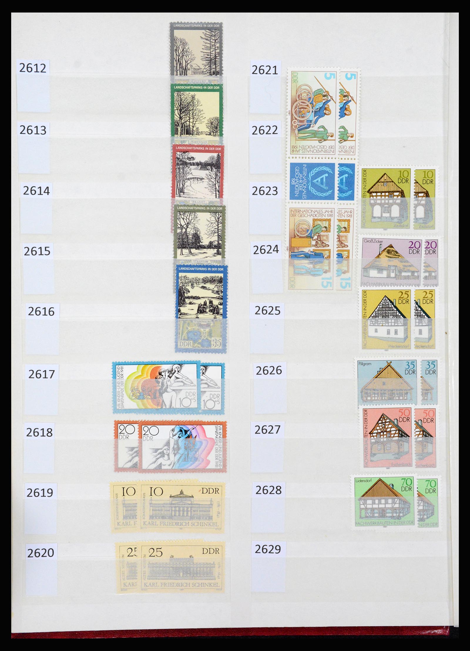 37253 134 - Postzegelverzameling 37253 DDR 1949-1990.