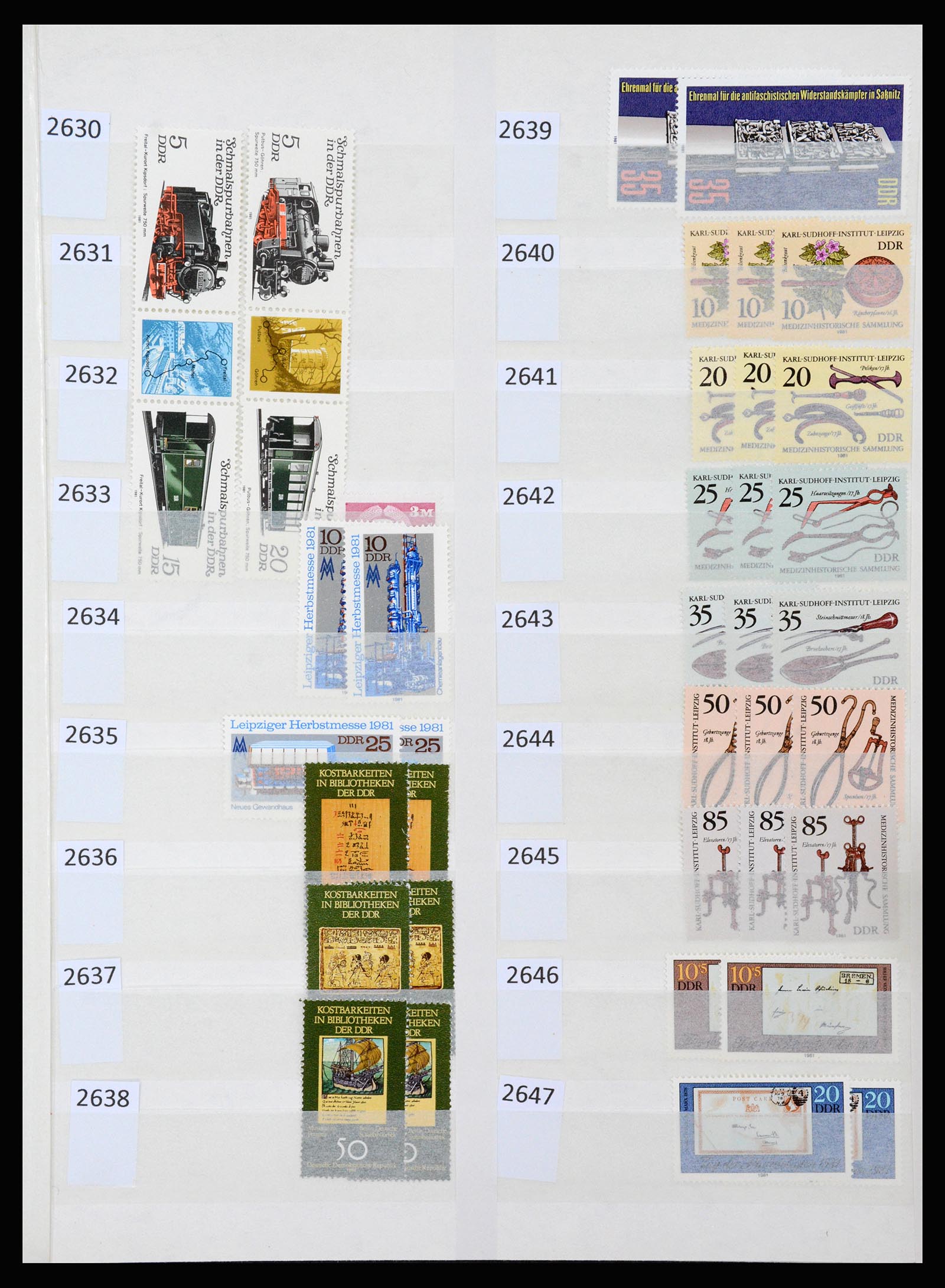 37253 135 - Postzegelverzameling 37253 DDR 1949-1990.
