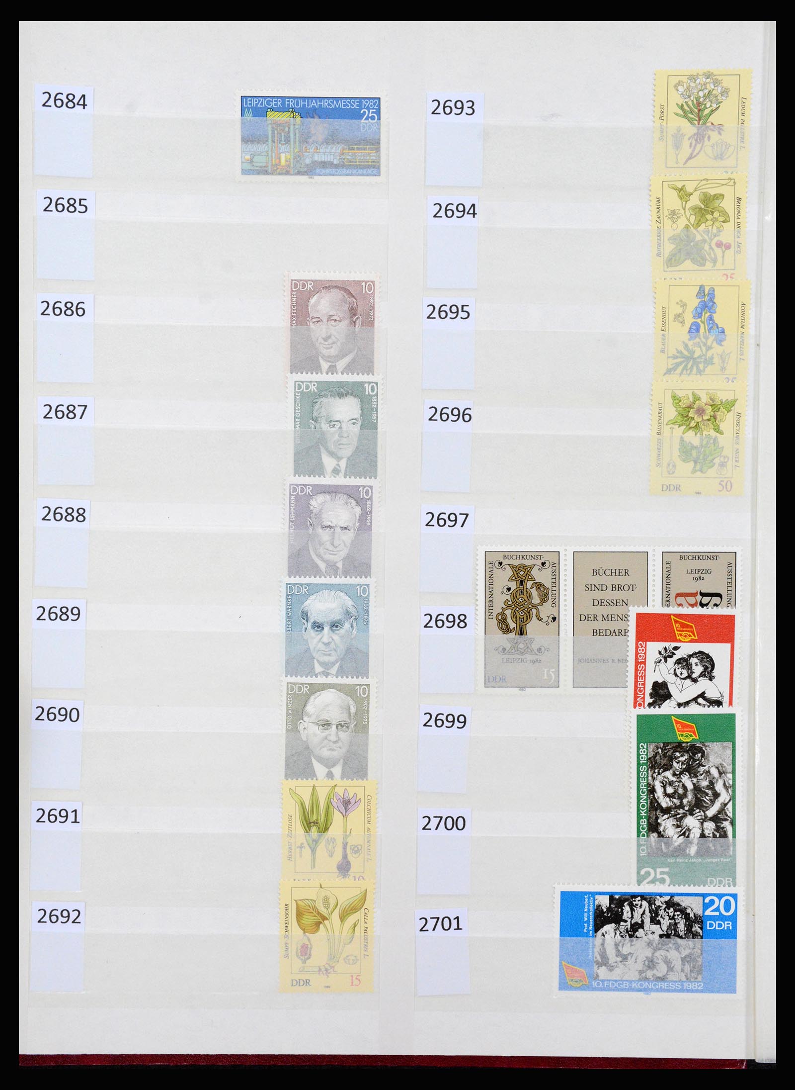 37253 138 - Postzegelverzameling 37253 DDR 1949-1990.