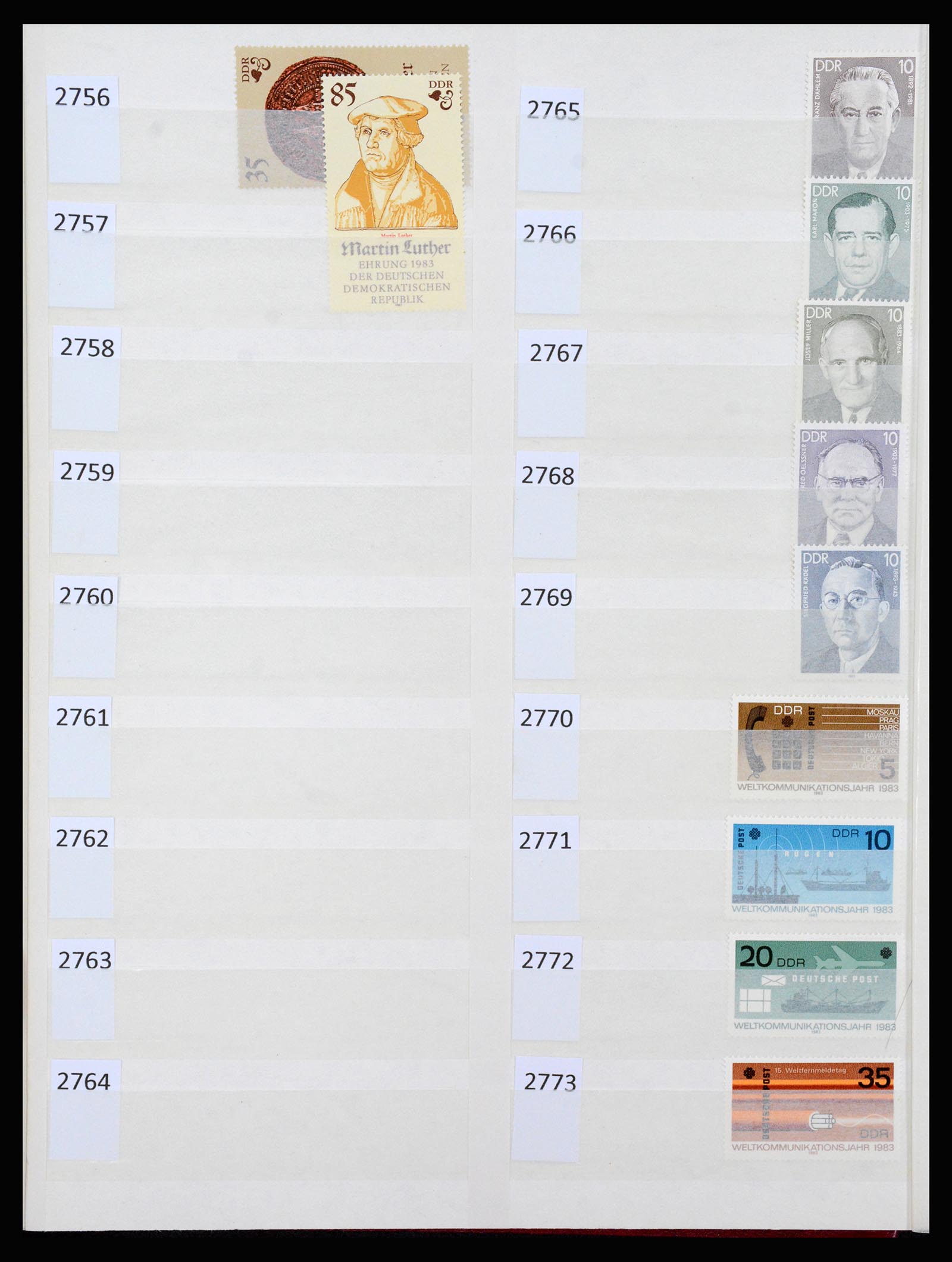37253 142 - Postzegelverzameling 37253 DDR 1949-1990.