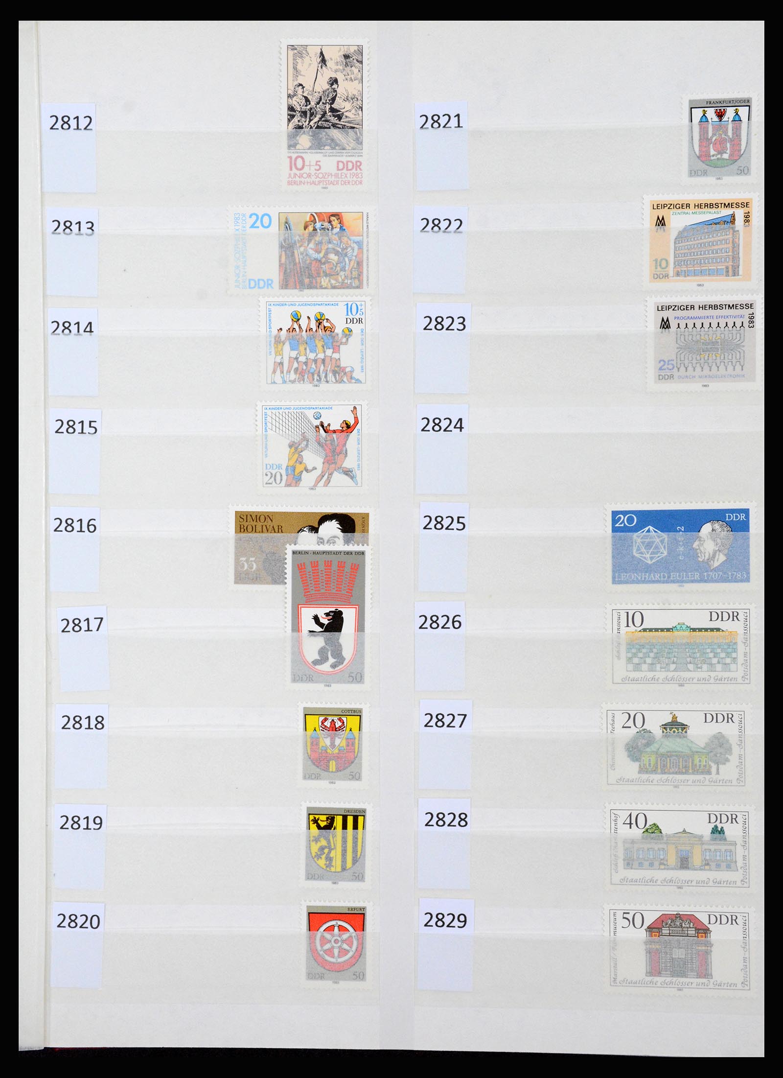 37253 145 - Postzegelverzameling 37253 DDR 1949-1990.
