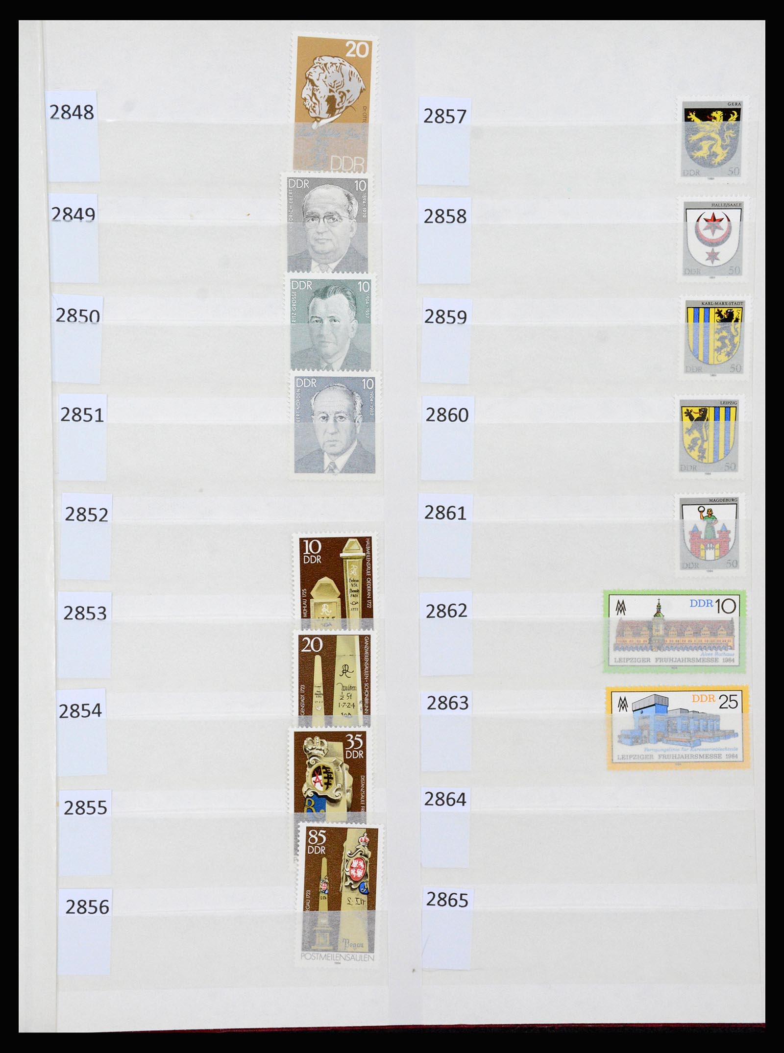 37253 147 - Postzegelverzameling 37253 DDR 1949-1990.